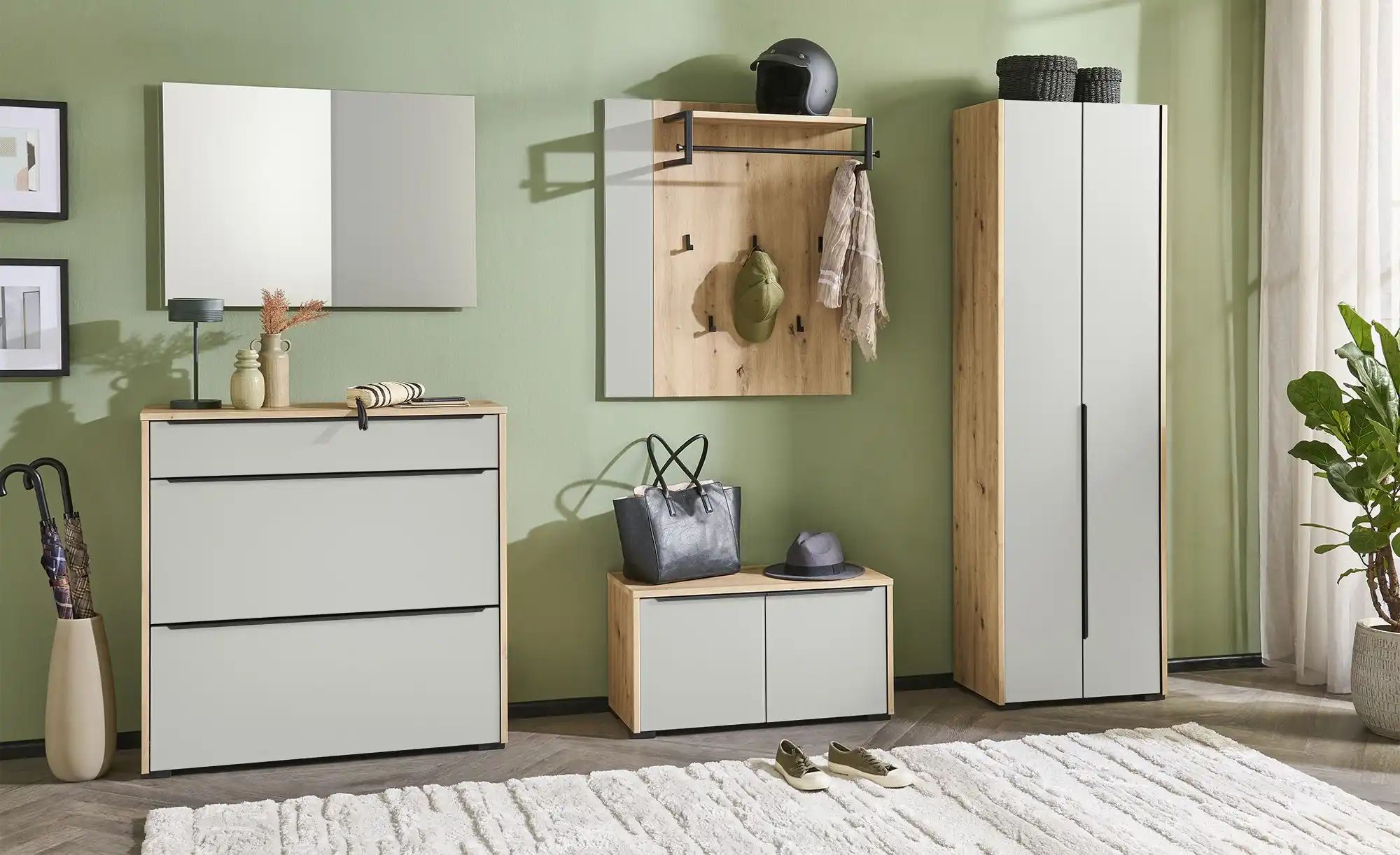 Wohnwert Garderobenbank  Arca ¦ creme ¦ Maße (cm): B: 81 H: 43 T: 34.0 Bänk günstig online kaufen