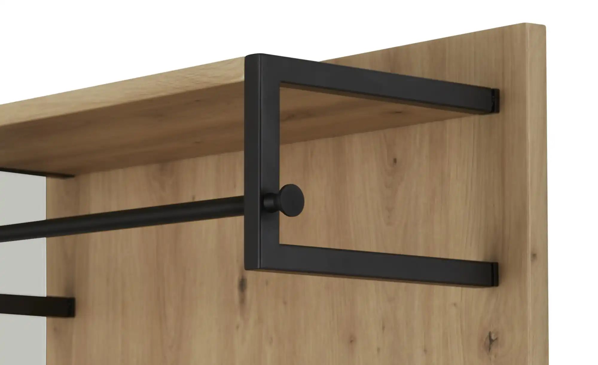 Wohnwert Garderobenpaneel  Arca ¦ holzfarben ¦ Holzwerkstoff,Glas ¦ Maße (c günstig online kaufen