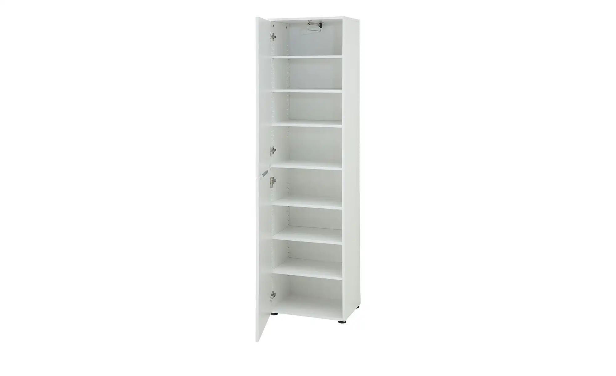 Garderobenschrank  Vitreo Neo ¦ weiß ¦ Maße (cm): B: 53 H: 196 T: 41 Schrän günstig online kaufen