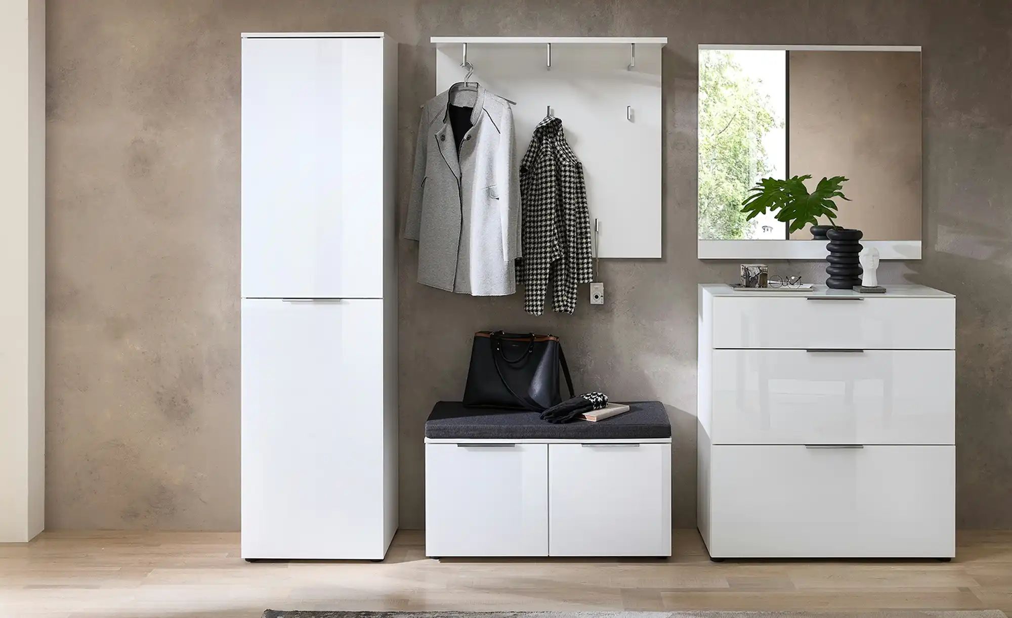 Spiegel  Vitreo Neo ¦ weiß ¦ Holzwerkstoff,Glas ¦ Maße (cm): B: 90 H: 86 T: günstig online kaufen