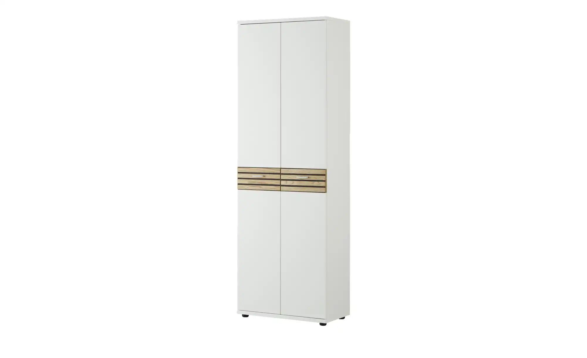 Garderobenschrank  Linea ¦ weiß ¦ Maße (cm): B: 70 H: 208,2 T: 42.5 Schränk günstig online kaufen