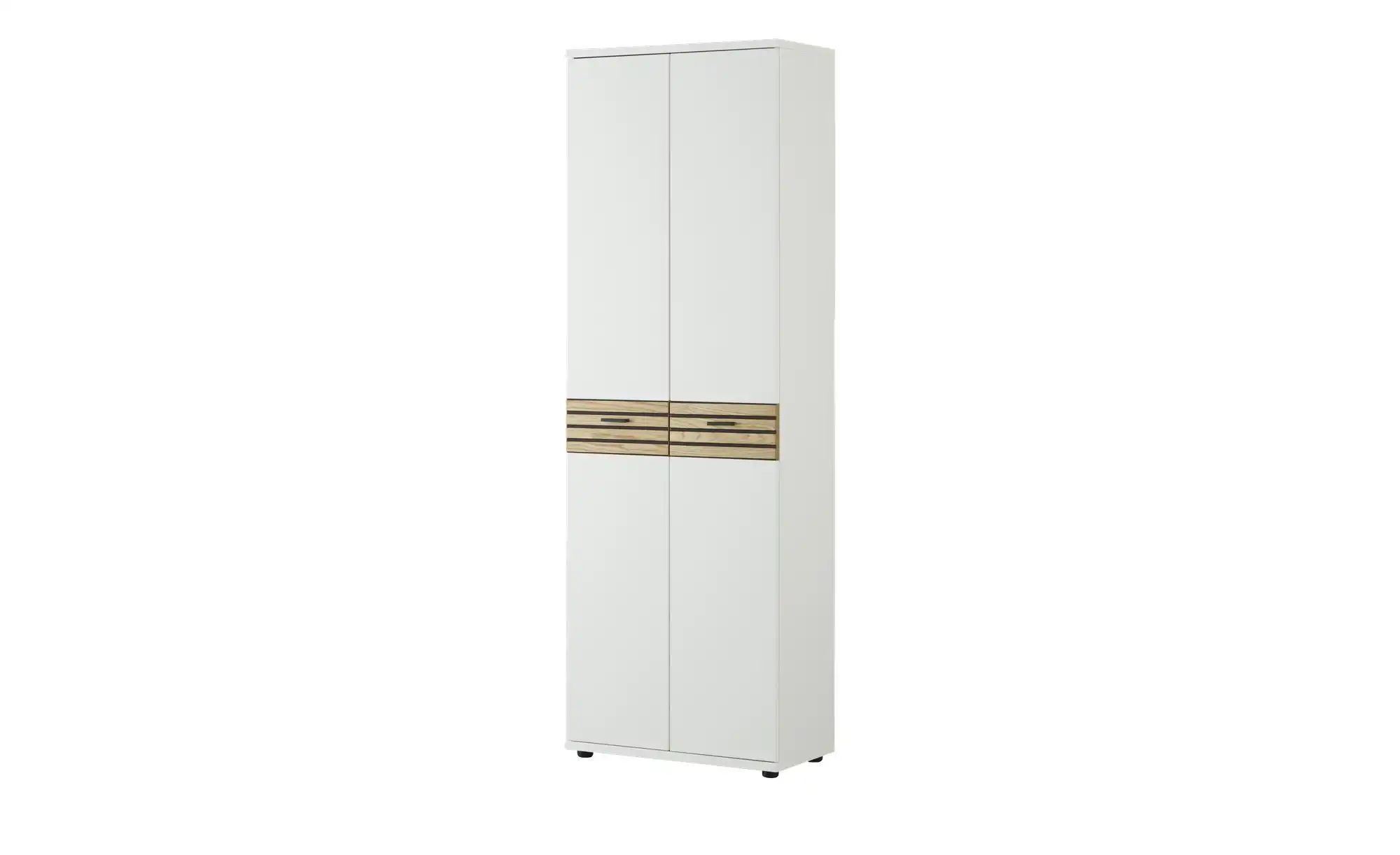 Garderobenschrank  Linea ¦ weiß ¦ Maße (cm): B: 70 H: 208,2 T: 42.5 Schränk günstig online kaufen