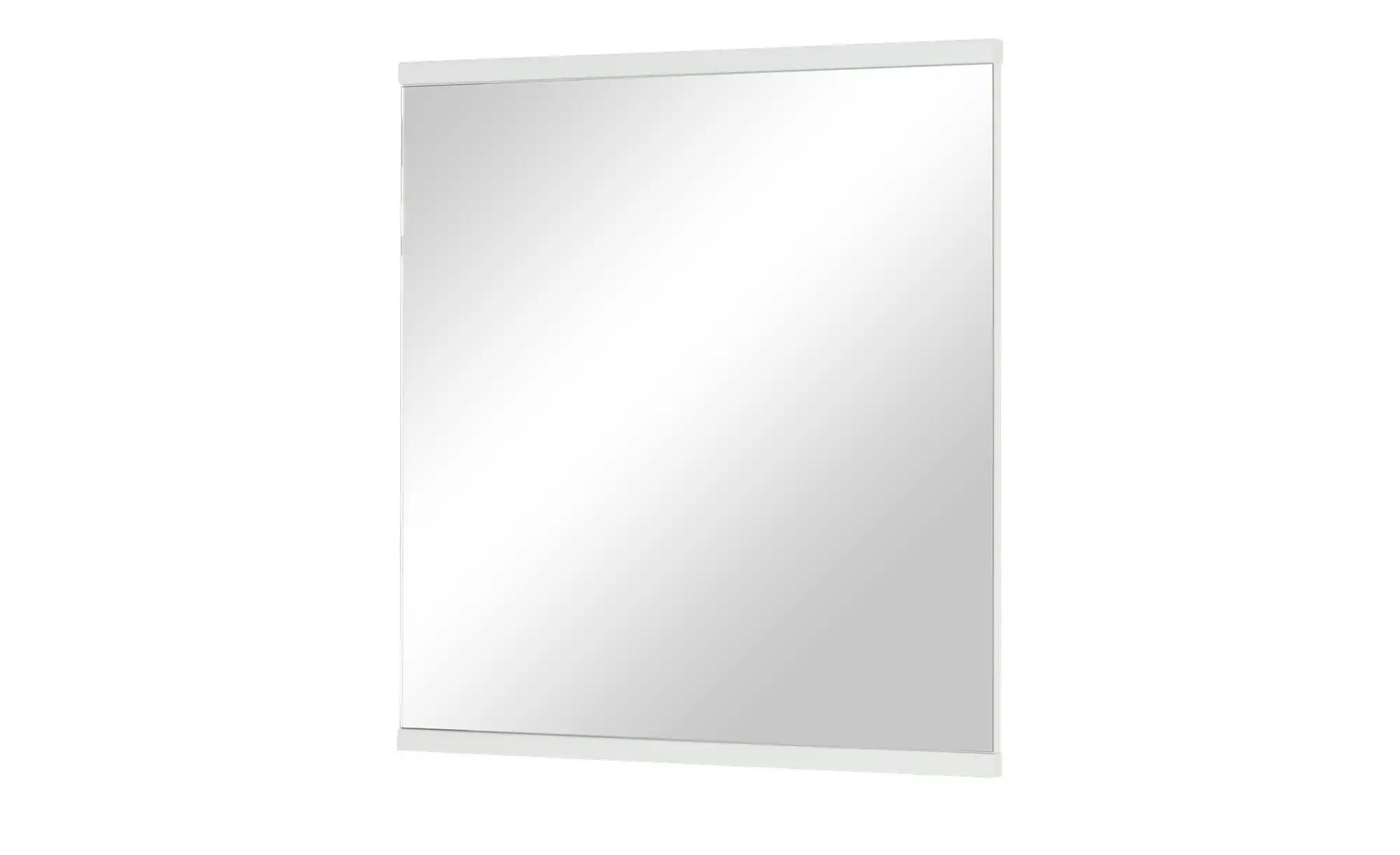 Spiegel 70 x 75 cm Linea ¦ weiß ¦ Glas,Aluminium,Holzwerkstoff ¦ Maße (cm): günstig online kaufen