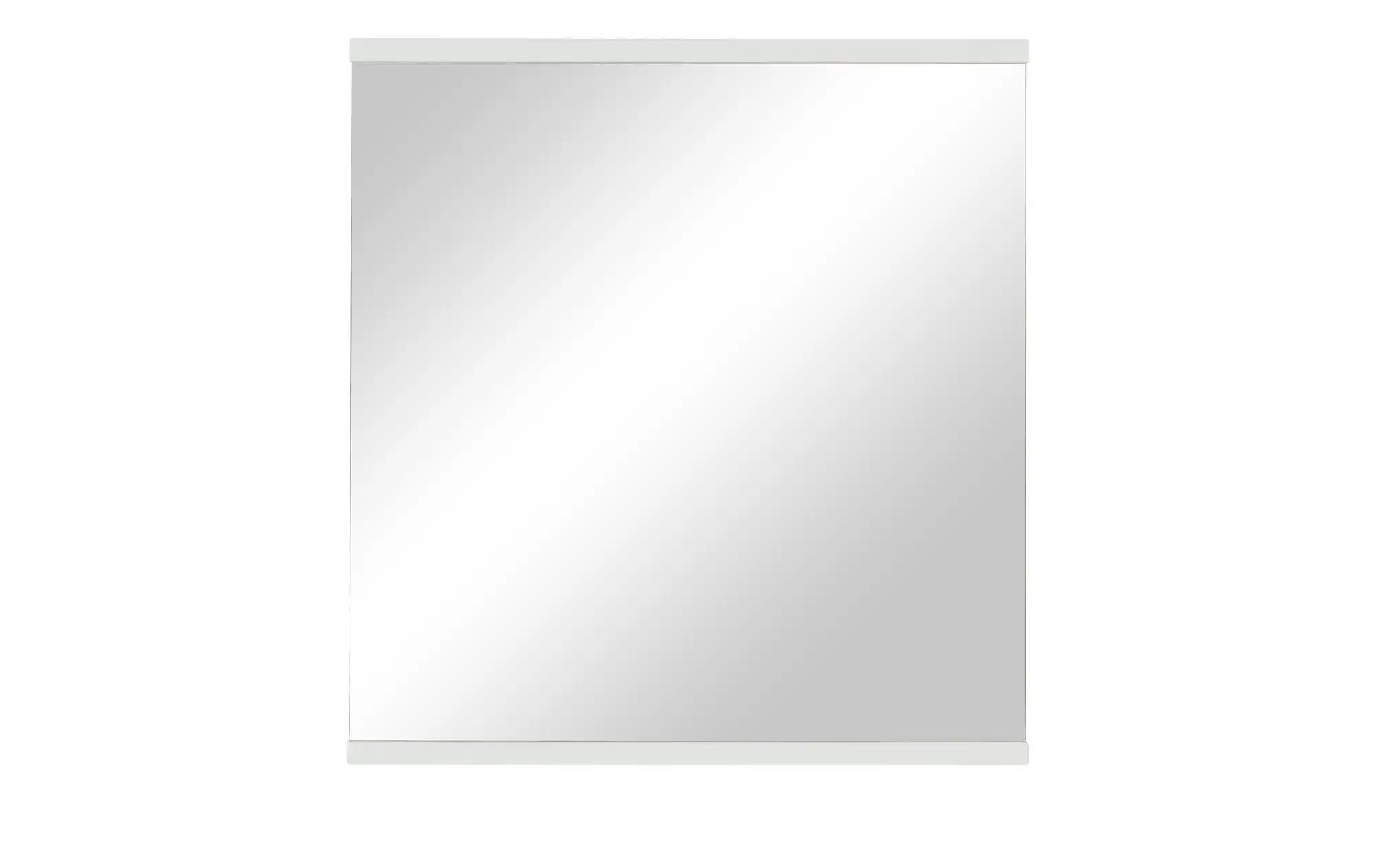 Thumbnail - Spiegel 70 x 75 cm Linea ¦ weiß ¦ Glas,Aluminium,Holzwerkstoff ¦ Maße (cm): B: 70 H: 75 T: 2.3 Garderoben & Kleiderstang...
