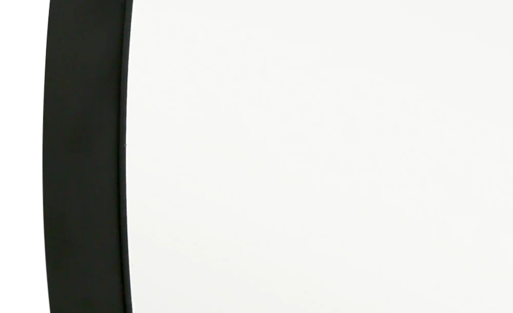 Spiegel  Pannone ¦ schwarz ¦ Metall,Glas ¦ Maße (cm): T: 2.2  Ø: 70 Gardero günstig online kaufen