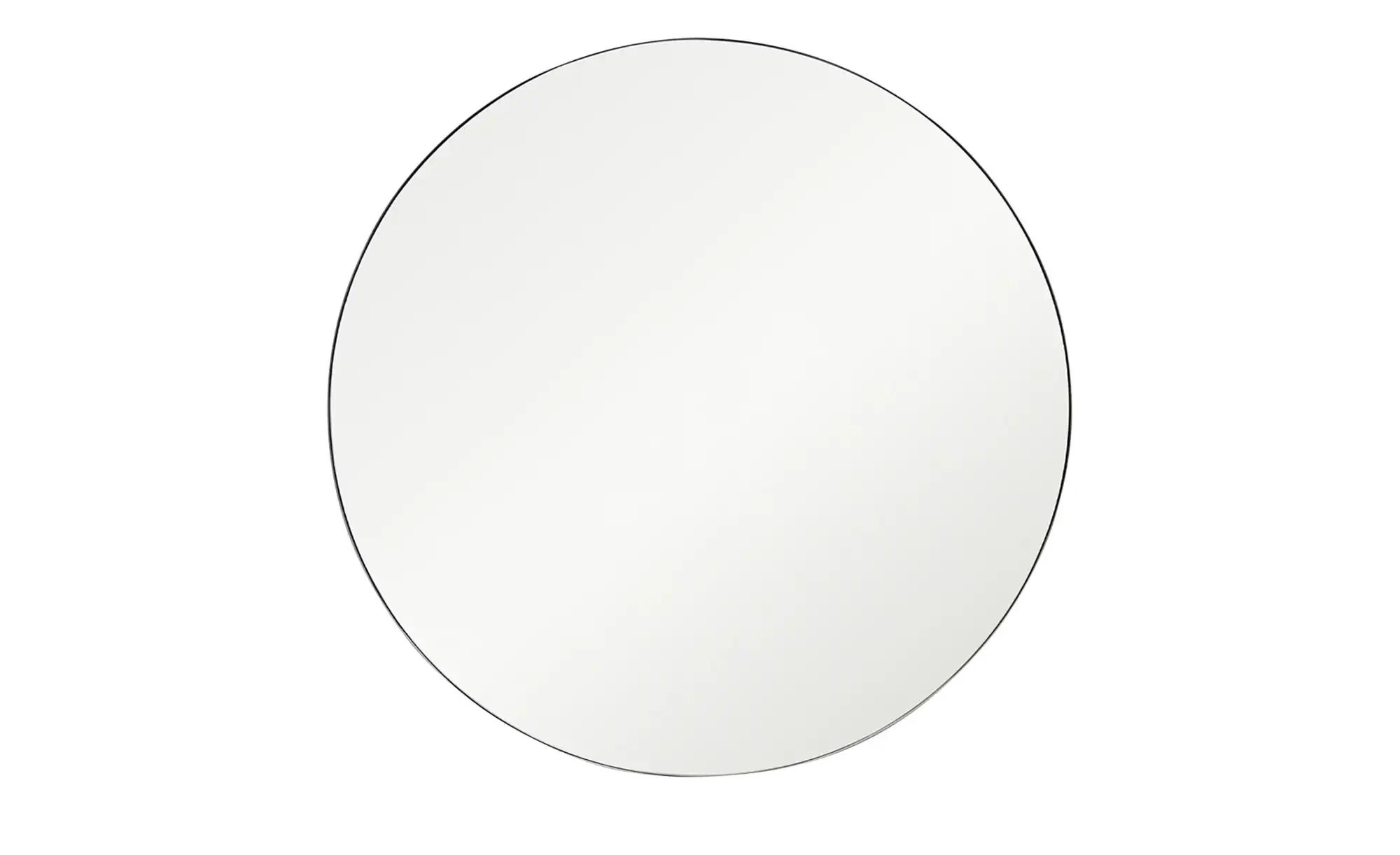 Spiegel  Pannone ¦ schwarz ¦ Metall,Glas ¦ Maße (cm): T: 3.0  Ø: 110 Garder günstig online kaufen