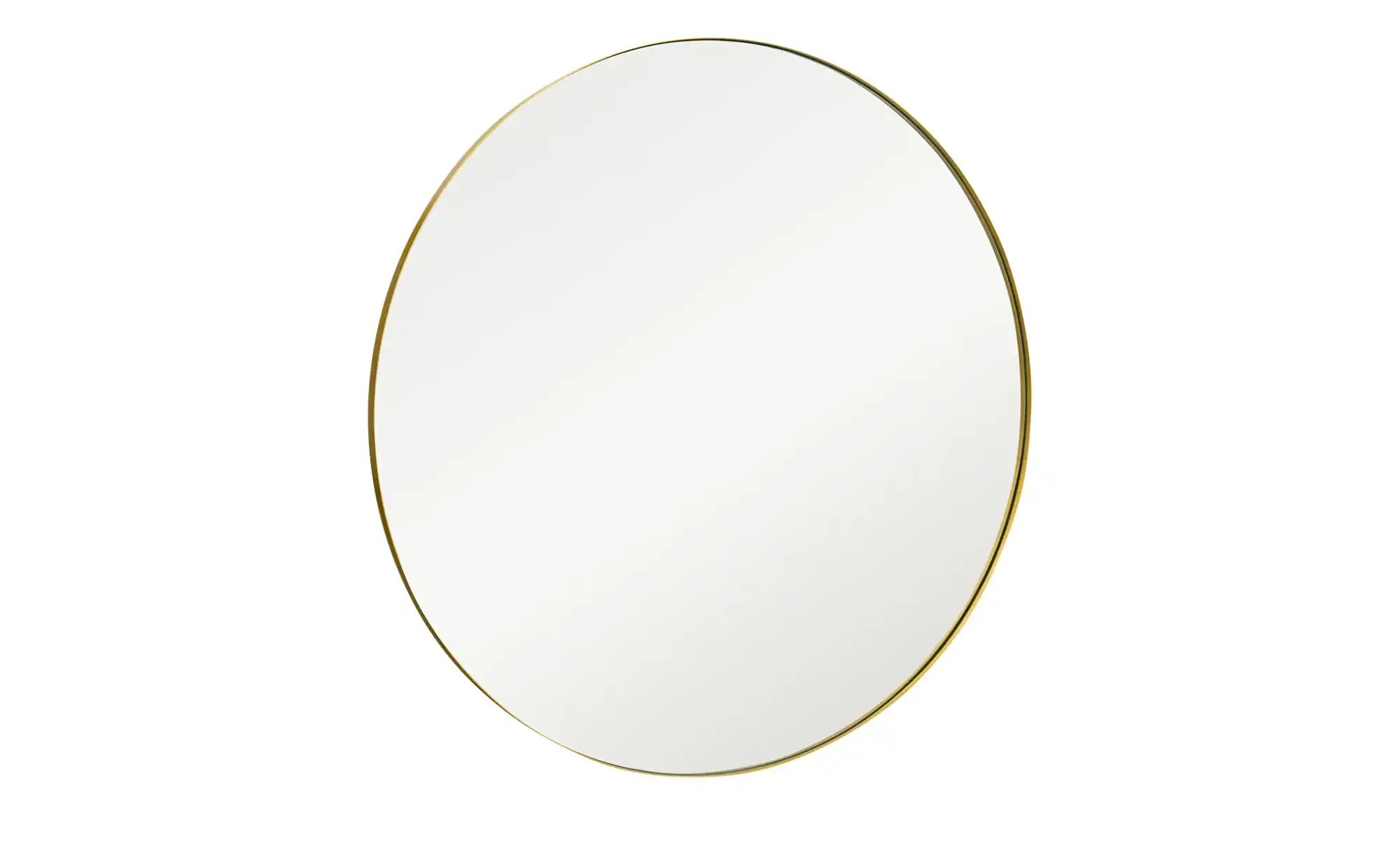 Spiegel  Pannone ¦ gold ¦ Metall,Glas ¦ Maße (cm): T: 3.0  Ø: 110 Garderobe günstig online kaufen