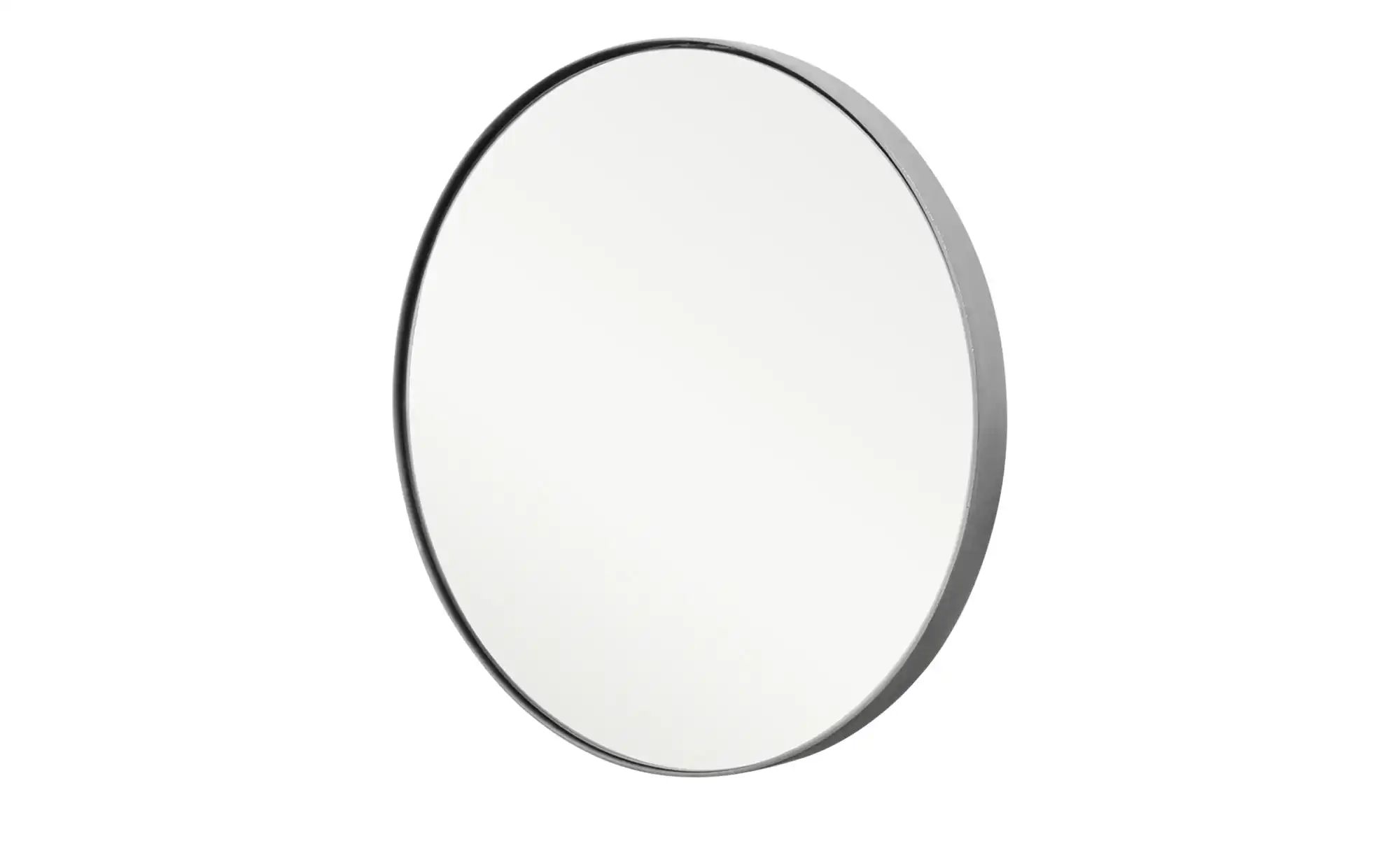 Spiegel  Pannone ¦ silber ¦ Metall ¦ Maße (cm): T: 1.9  Ø: 30 Garderoben & günstig online kaufen
