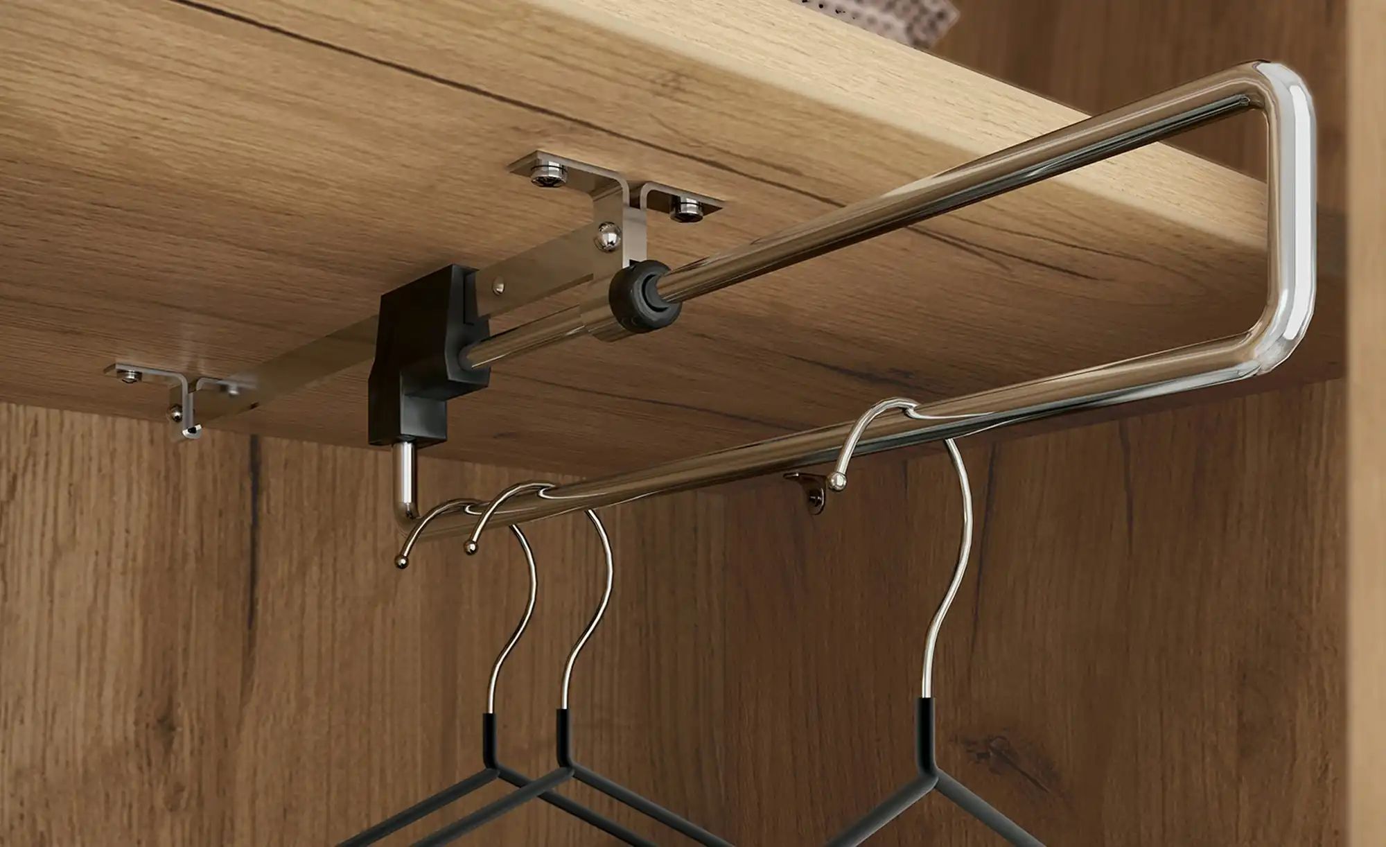 Thumbnail - uno Kompaktgarderobe Grid ¦ holzfarben ¦ Maße (cm): B: 106 H: 195 T: 40.0 Garderoben & Kleiderstangen > Garderoben - Hö...