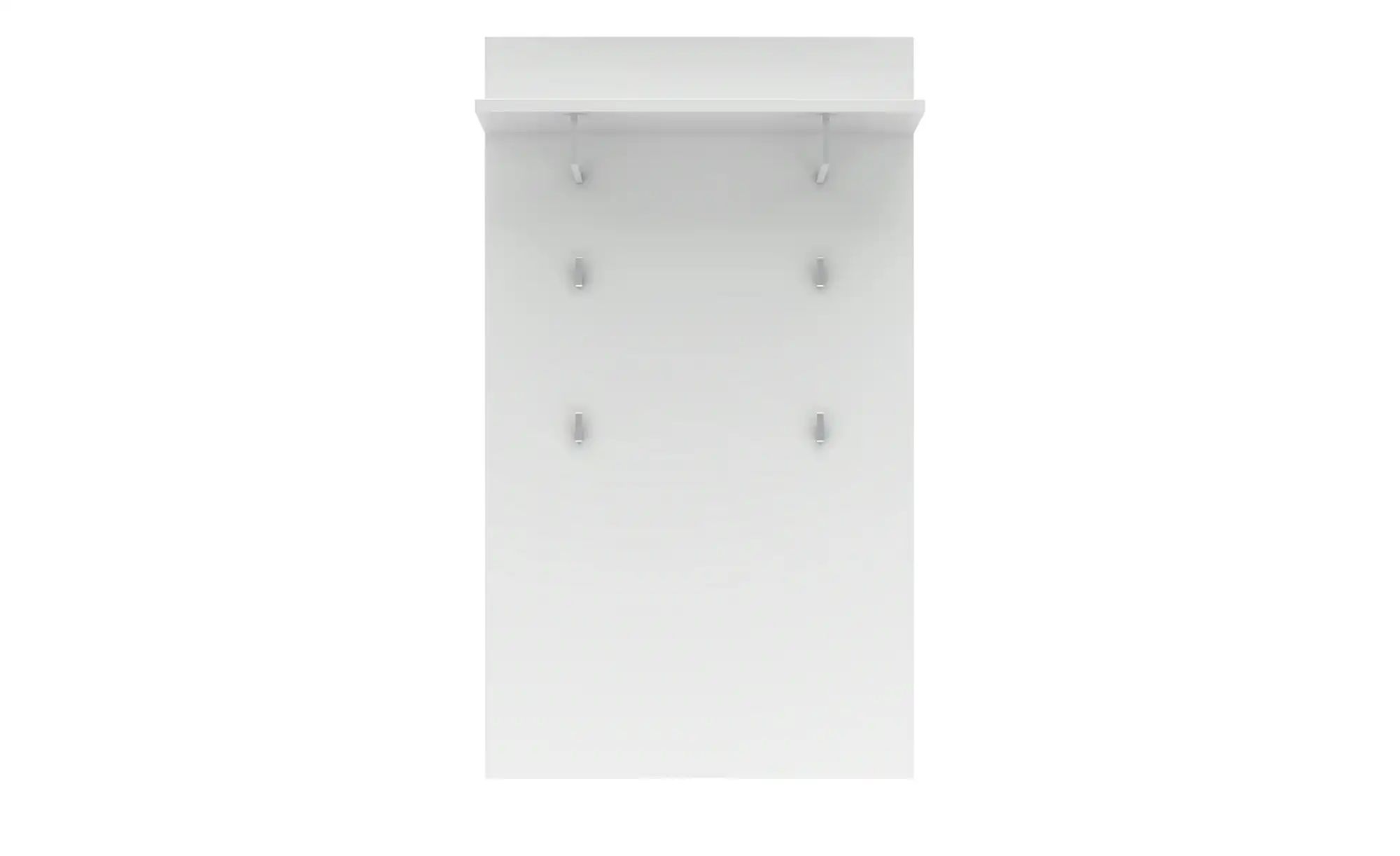 Garderobenpaneel  Vitreo Neo ¦ weiß ¦ Holzwerkstoff ¦ Maße (cm): B: 80 H: 1 günstig online kaufen