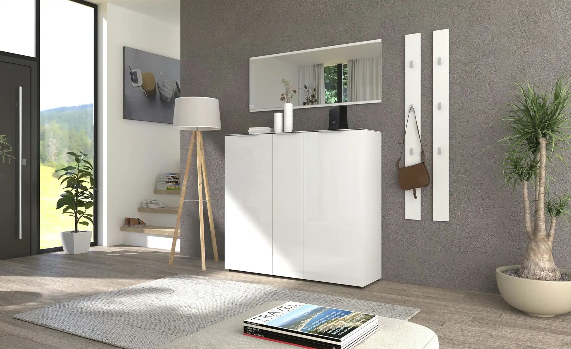 Thumbnail - Garderobenpaneel 2er Set Vitreo Neo ¦ weiß ¦ Holzwerkstoff ¦ Maße (cm): B: 13 H: 150 T: 2.0 Garderoben & Kleiderstangen...