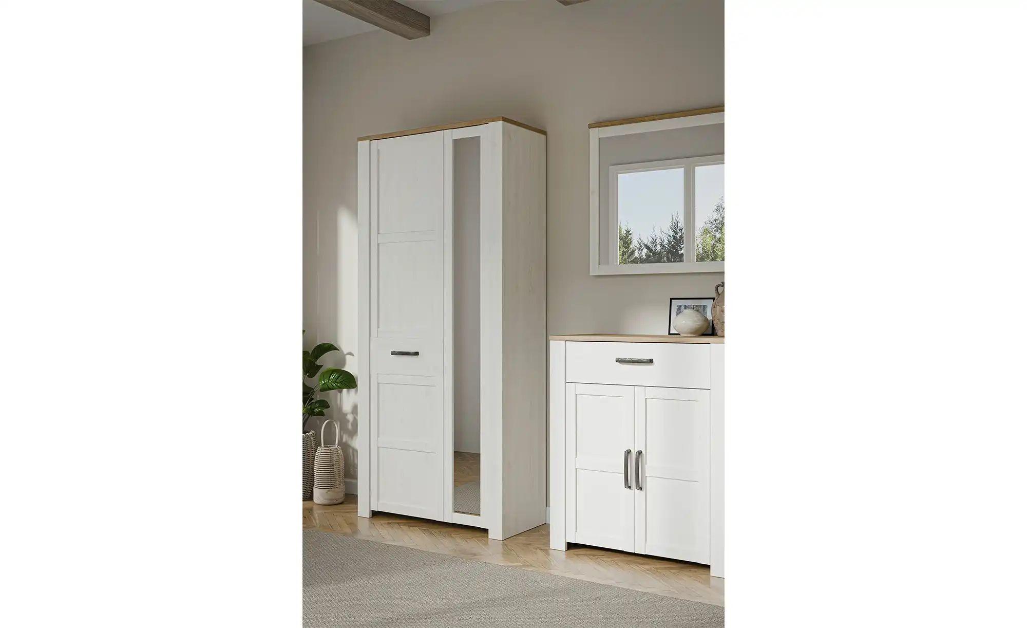 Thumbnail - Schuhschrank  Toneo ¦ weiß ¦ Maße (cm): B: 86,4 H: 99,3 T: 42.0 Garderoben & Kleiderstangen > Garderoben Schuhschränke -...