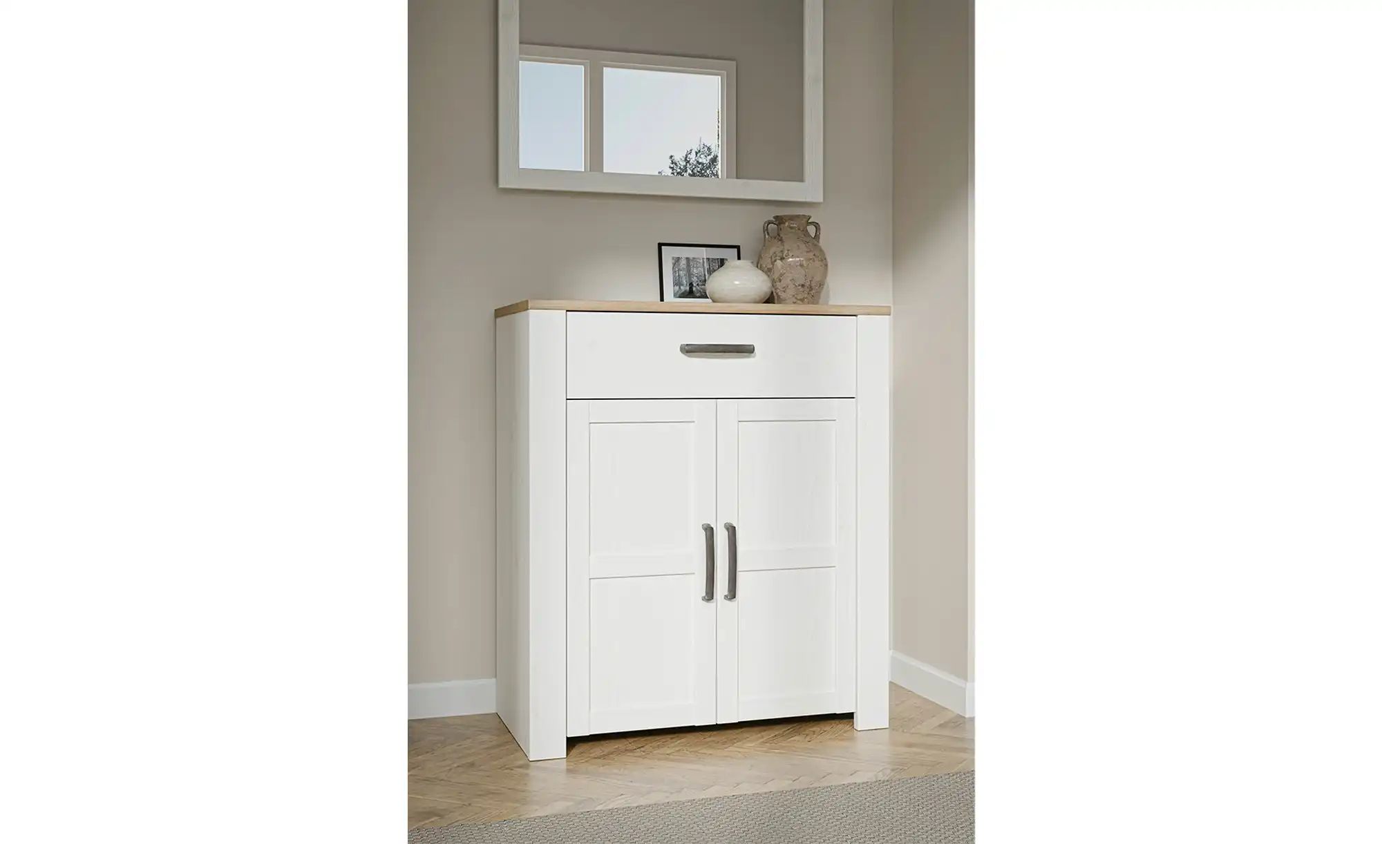 Thumbnail - Schuhschrank  Toneo ¦ weiß ¦ Maße (cm): B: 86,4 H: 99,3 T: 42.0 Garderoben & Kleiderstangen > Garderoben Schuhschränke -...