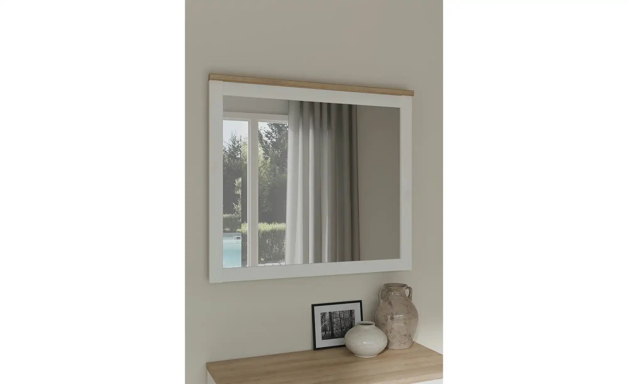 Thumbnail - Spiegel Toneo ¦ weiß ¦ Holzwerkstoff ¦ Maße (cm): B: 86,4 H: 76 T: 3.2 Garderoben & Kleiderstangen > Garderoben Spiegel...