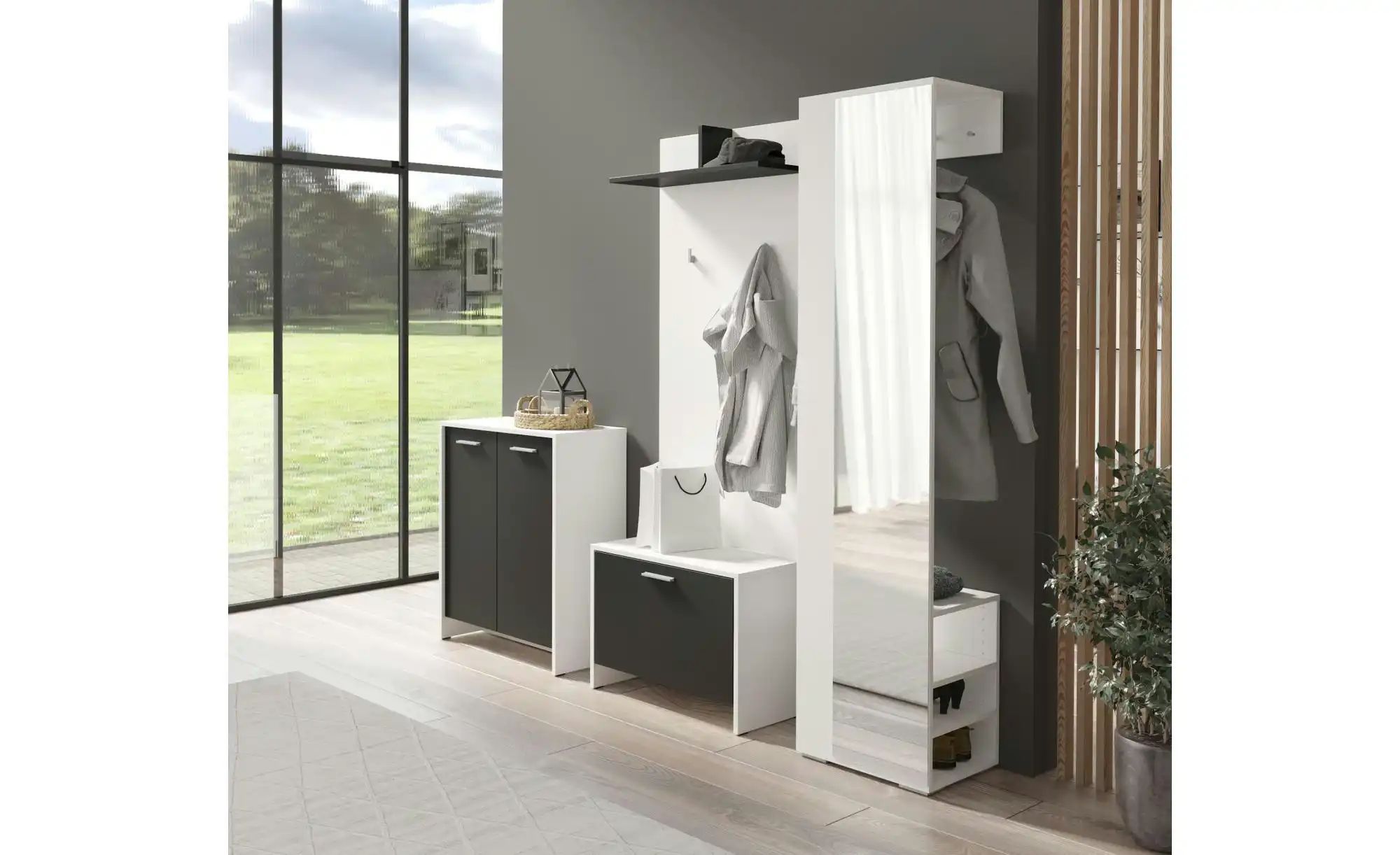 Kompaktgarderobe  Ben ¦ weiß ¦ Maße (cm): B: 40 H: 184 Garderoben & Kleider günstig online kaufen