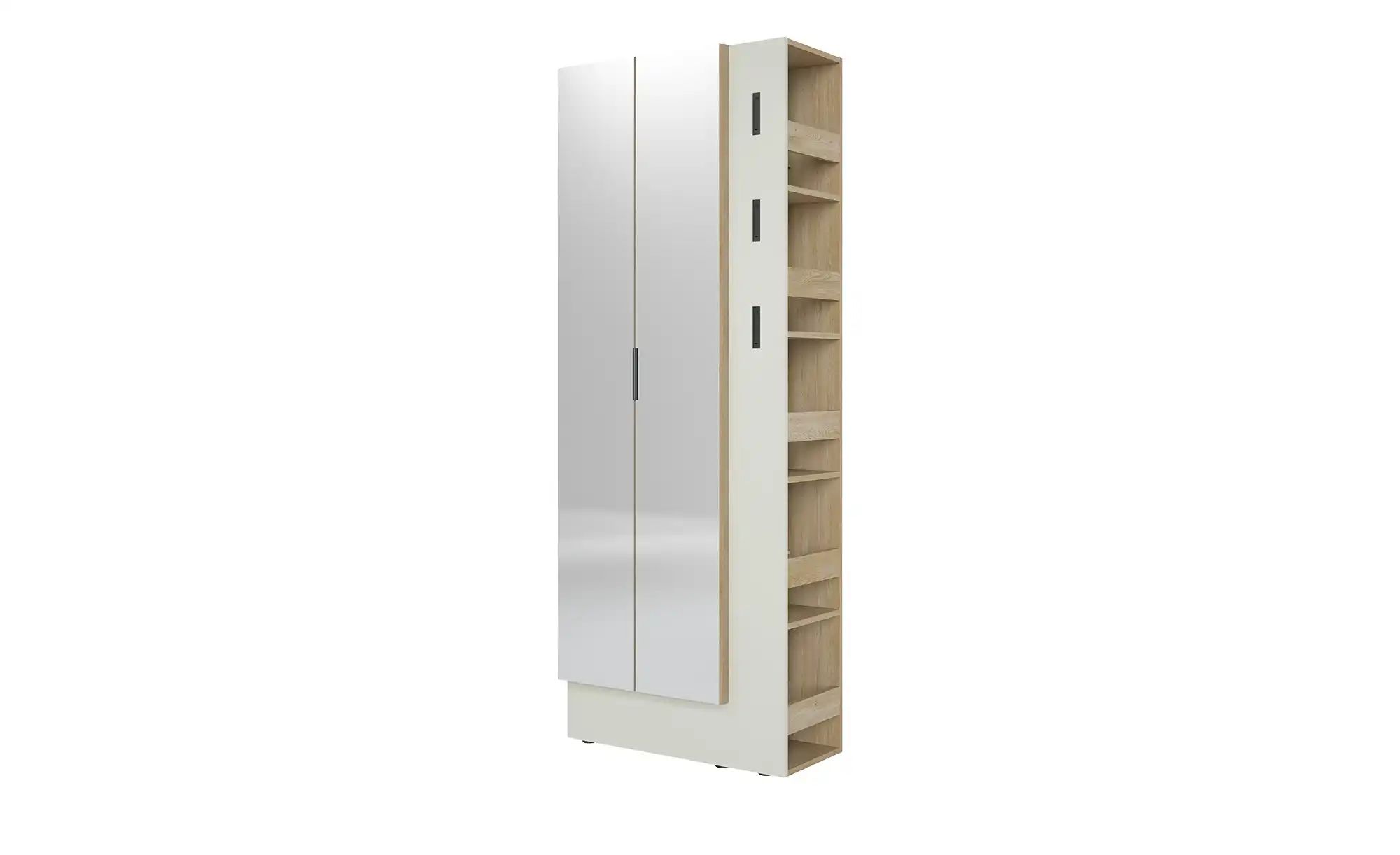 Kompaktgarderobe  Salo ¦ holzfarben ¦ Maße (cm): B: 76 H: 201,5 T: 37.0 Gar günstig online kaufen