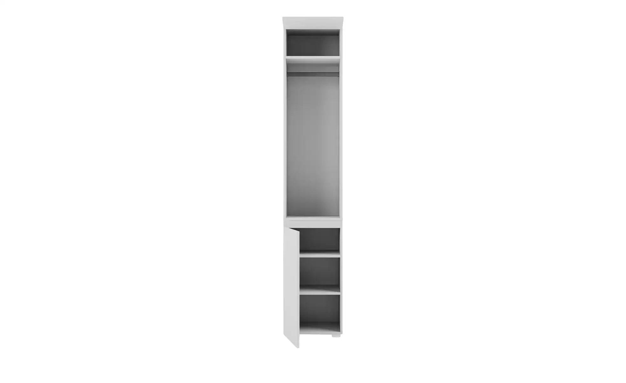 smart Garderobenschrank  BEN ¦ weiß ¦ Maße (cm): B: 40 H: 210 T: 37.0 Schrä günstig online kaufen