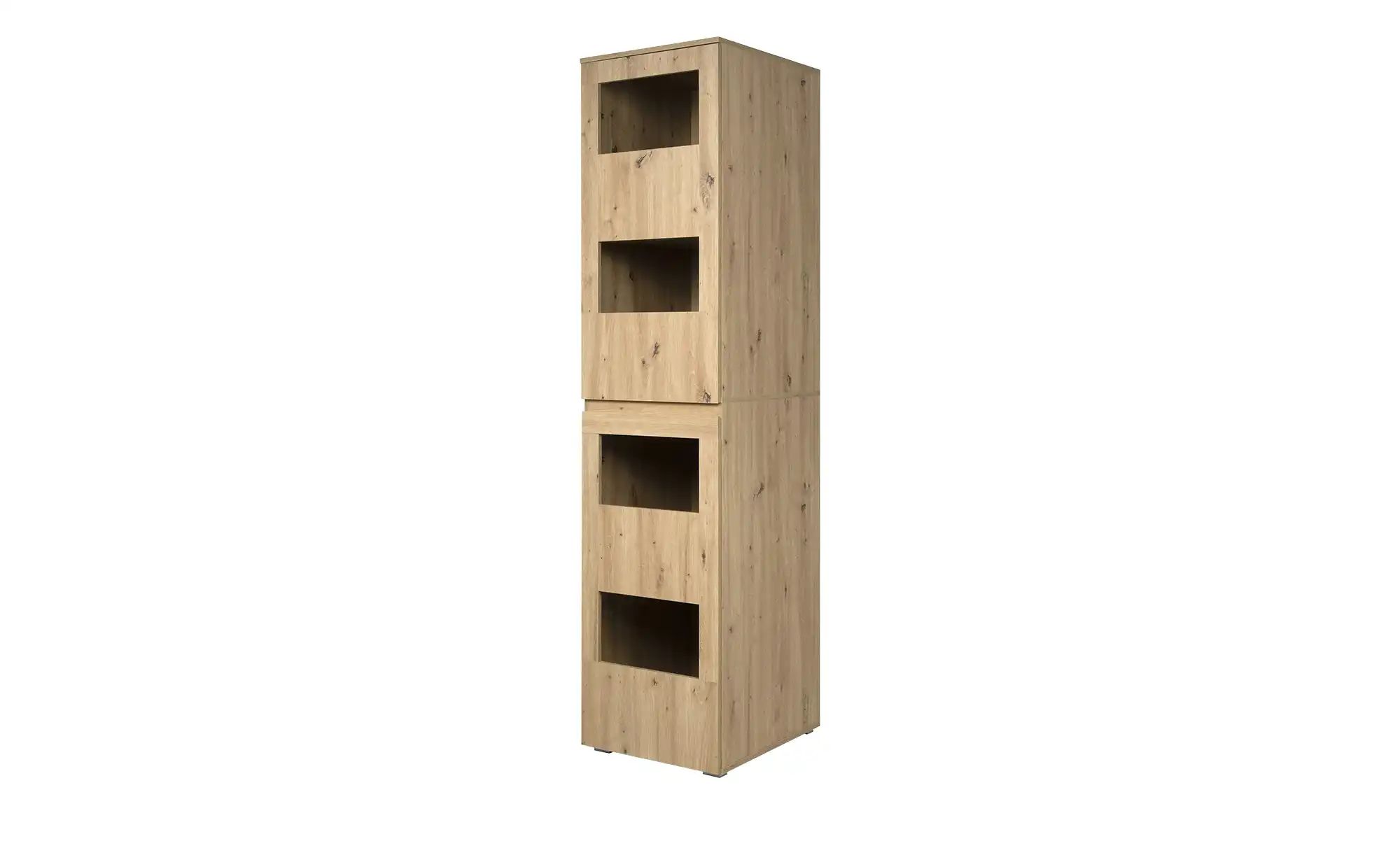 smart Wäscheschrank  BEN ¦ holzfarben ¦ Maße (cm): B: 50 H: 210 T: 60.0 Sch günstig online kaufen