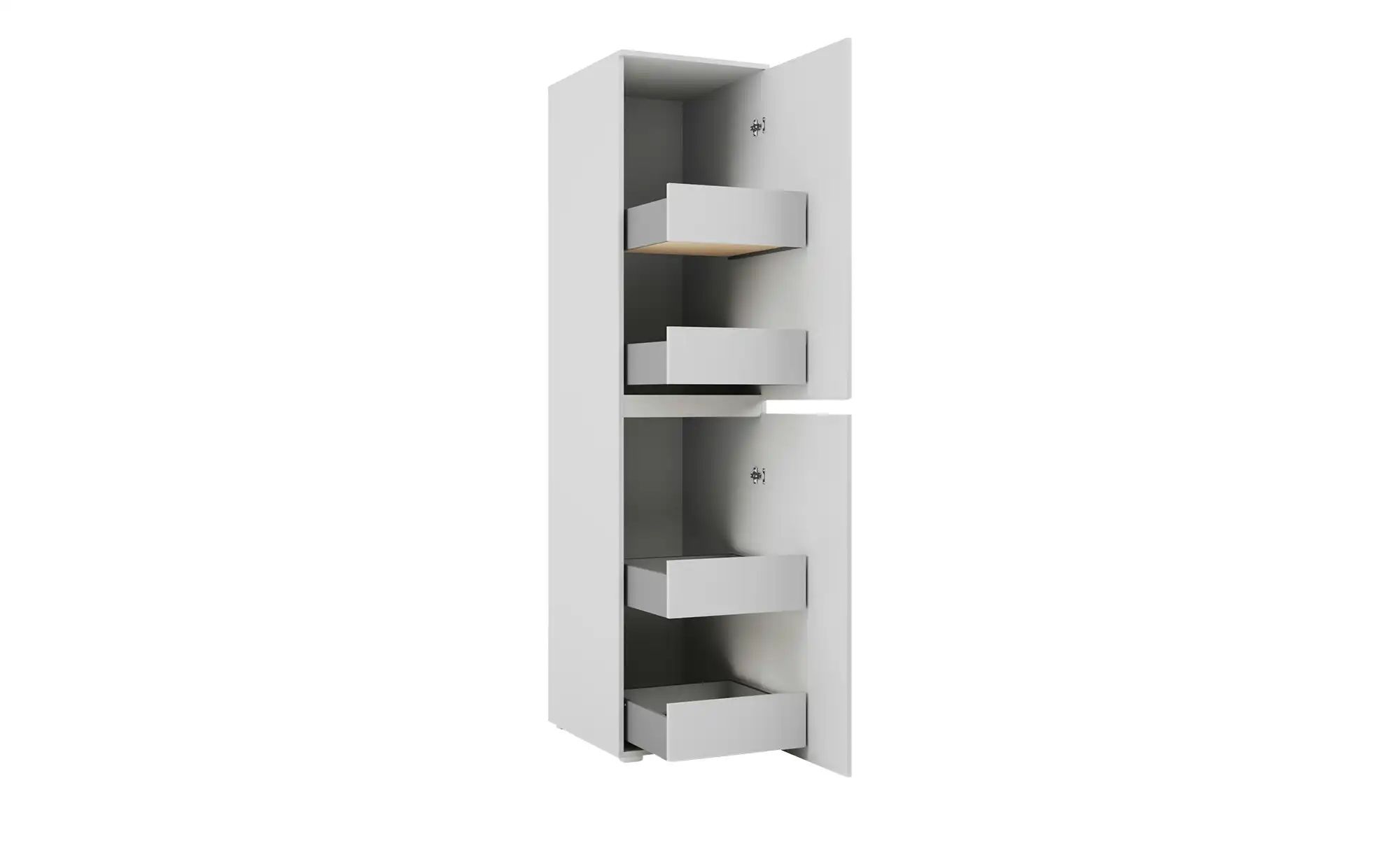 Thumbnail - smart Mehrzweckschrank BEN ¦ weiß ¦ Maße (cm): B: 50 H: 210 T: 60.0 Schränke > Kleiderschränke > Drehtürenschränke - Hö...