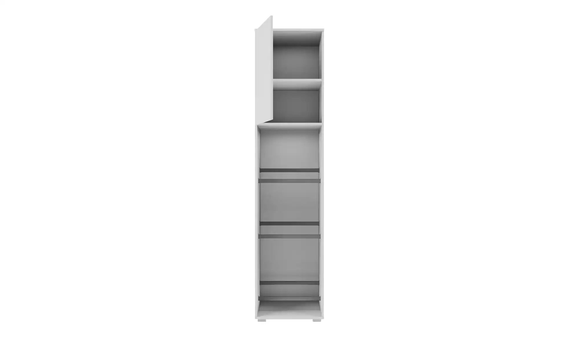 smart Mehrzweckschrank  BEN ¦ weiß ¦ Maße (cm): B: 50 H: 210 T: 60.0 Schrän günstig online kaufen