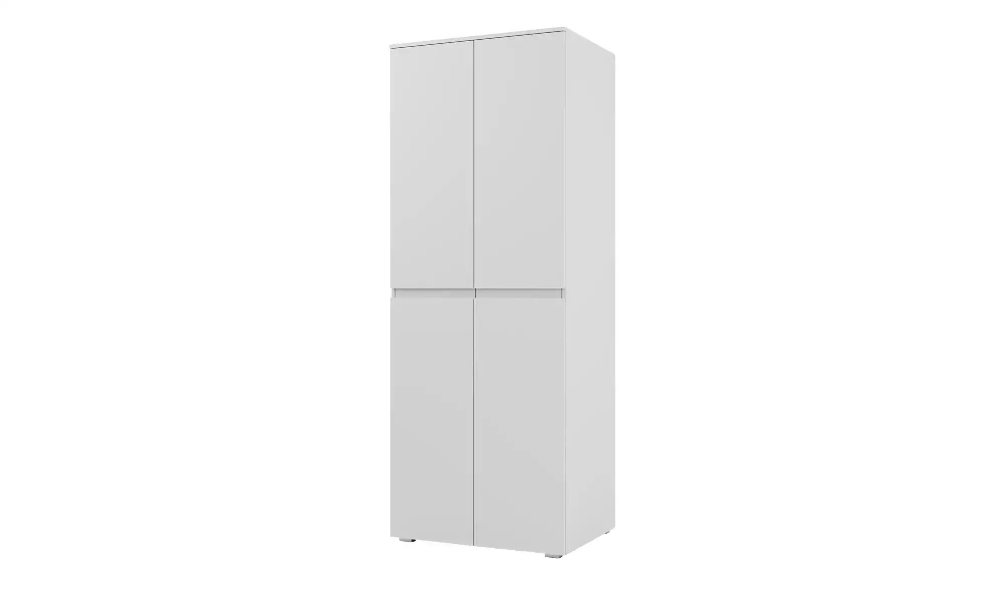 smart Garderobenschrank  BEN ¦ weiß ¦ Maße (cm): B: 80 H: 210 T: 60.0 Schrä günstig online kaufen