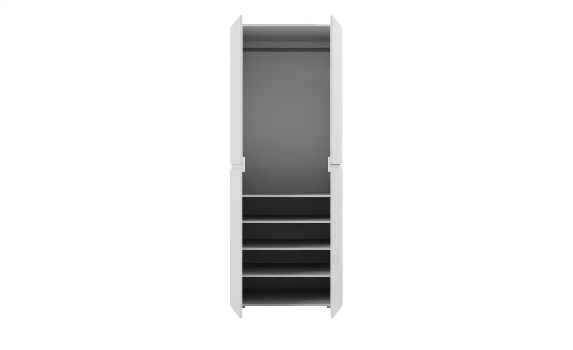 smart Garderobenschrank  BEN ¦ weiß ¦ Maße (cm): B: 80 H: 210 T: 60.0 Schrä günstig online kaufen