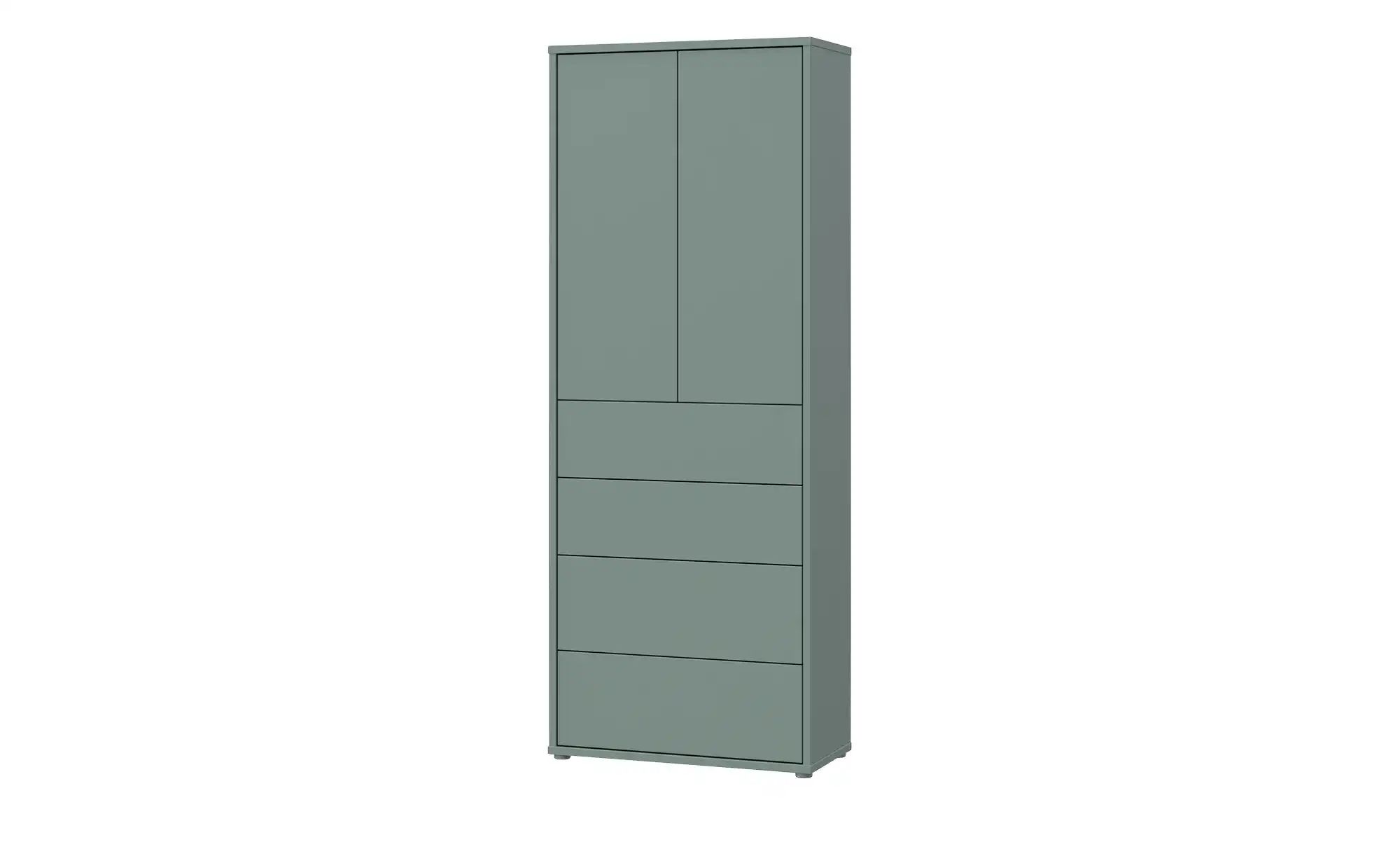 Mehrzweckschrank  Bolognano ¦ grün ¦ Maße (cm): B: 74,5 H: 191,9 T: 34.9 Sc günstig online kaufen