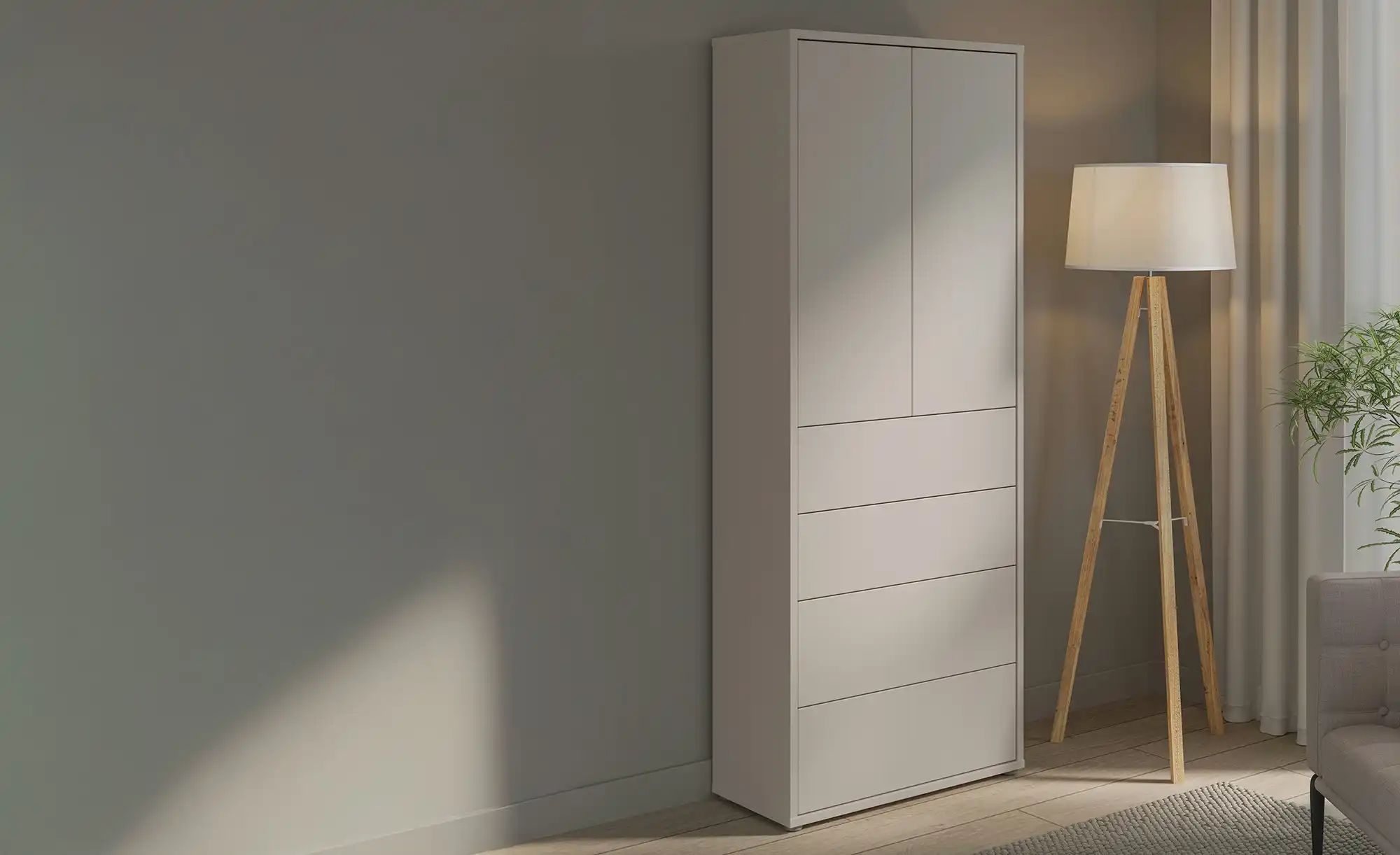 Thumbnail - Mehrzweckschrank  Bolognano ¦ beige ¦ Maße (cm): B: 74,5 H: 191,9 T: 34.9 Schränke > Mehr Schränke > Mehrzweckschränke -...