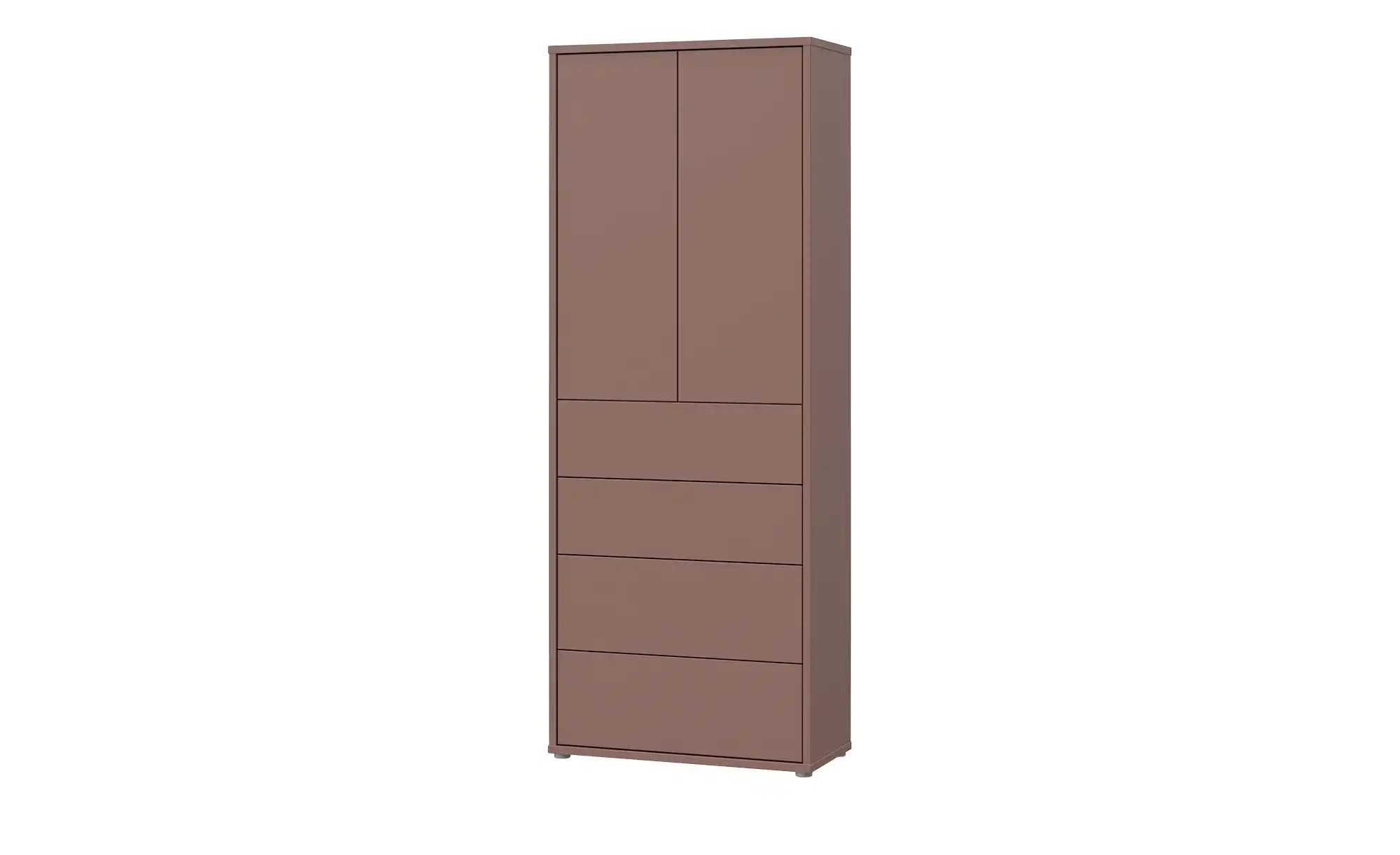 Mehrzweckschrank  Bolognano ¦ rot ¦ Maße (cm): B: 74,5 H: 191,9 T: 34.9 Sch günstig online kaufen