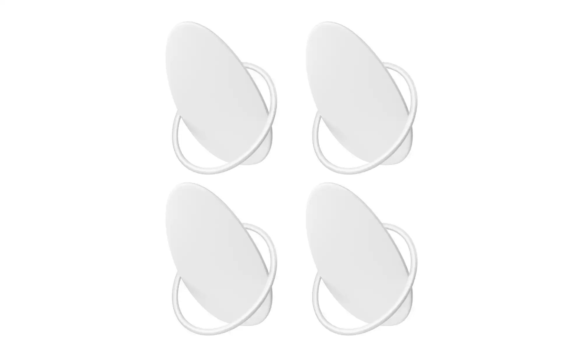 Kleiderhaken   ¦ weiß ¦ Metall ¦ Maße (cm): B: 5,5 H: 8,5 Garderoben & Klei günstig online kaufen