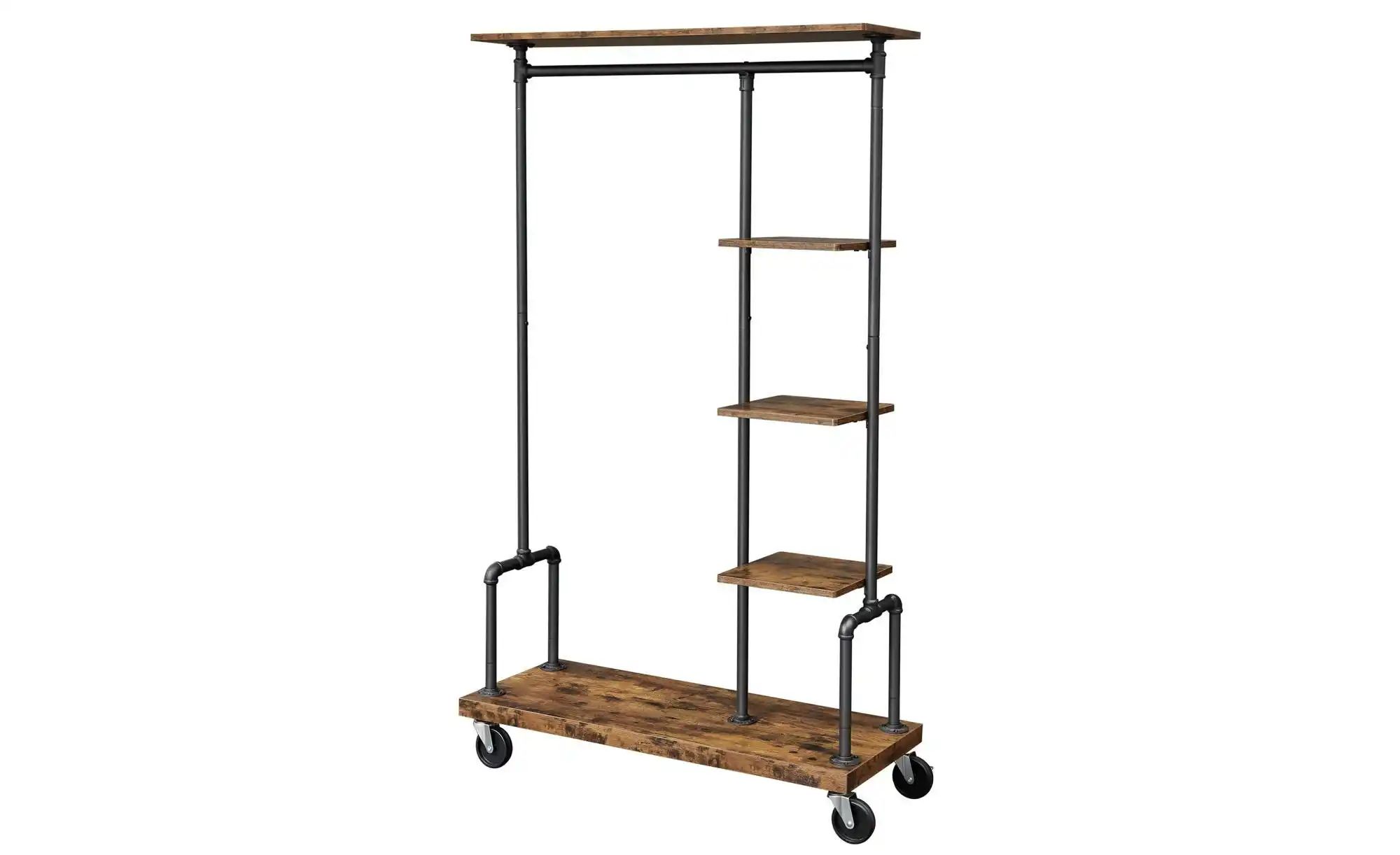 Garderobenständer   ¦ braun ¦ Holzwerkstoff,Metall ¦ Maße (cm): B: 103,5 H: günstig online kaufen