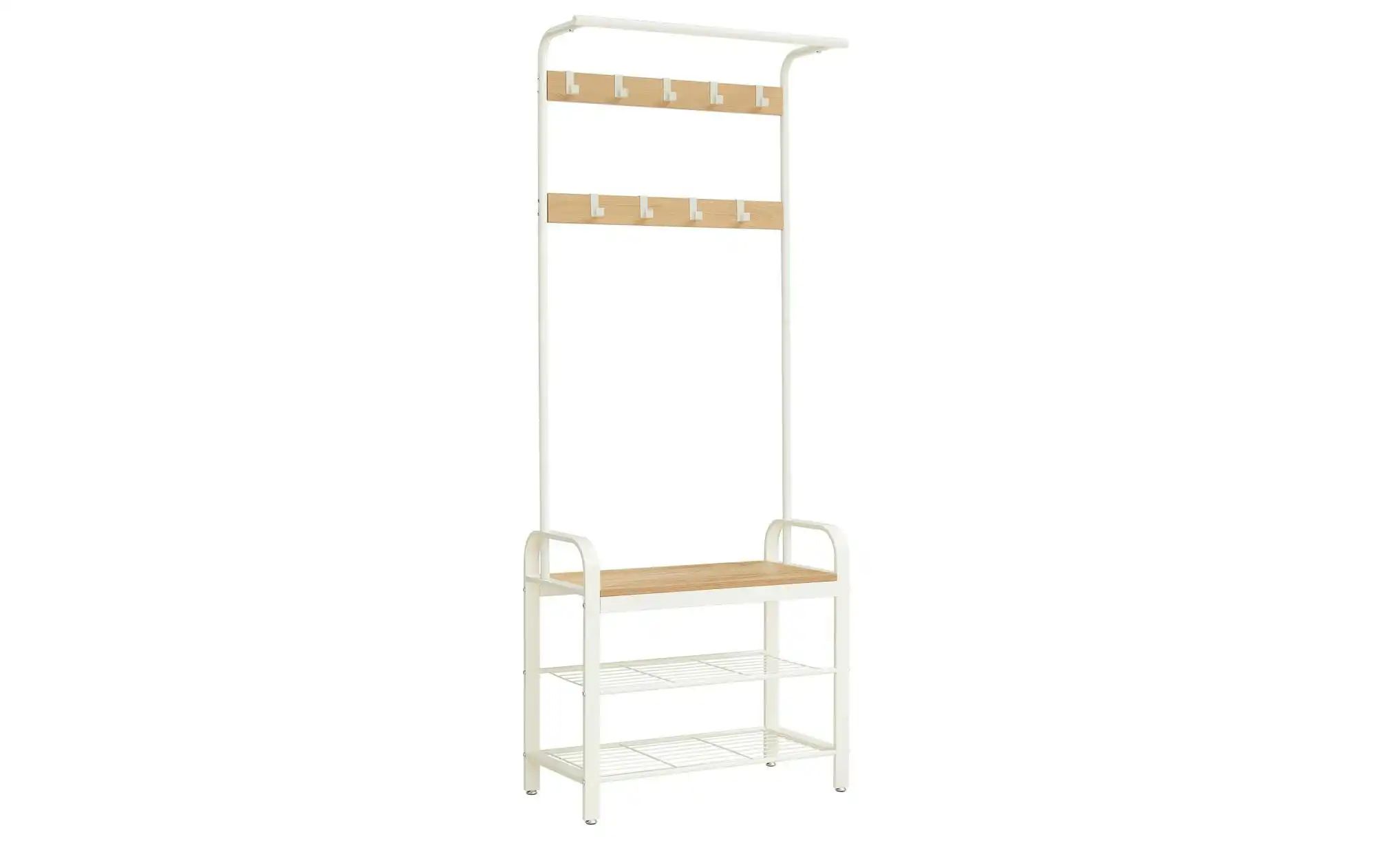 Kompaktgarderobe   ¦ weiß ¦ Maße (cm): B: 72 H: 183 Garderoben & Kleidersta günstig online kaufen