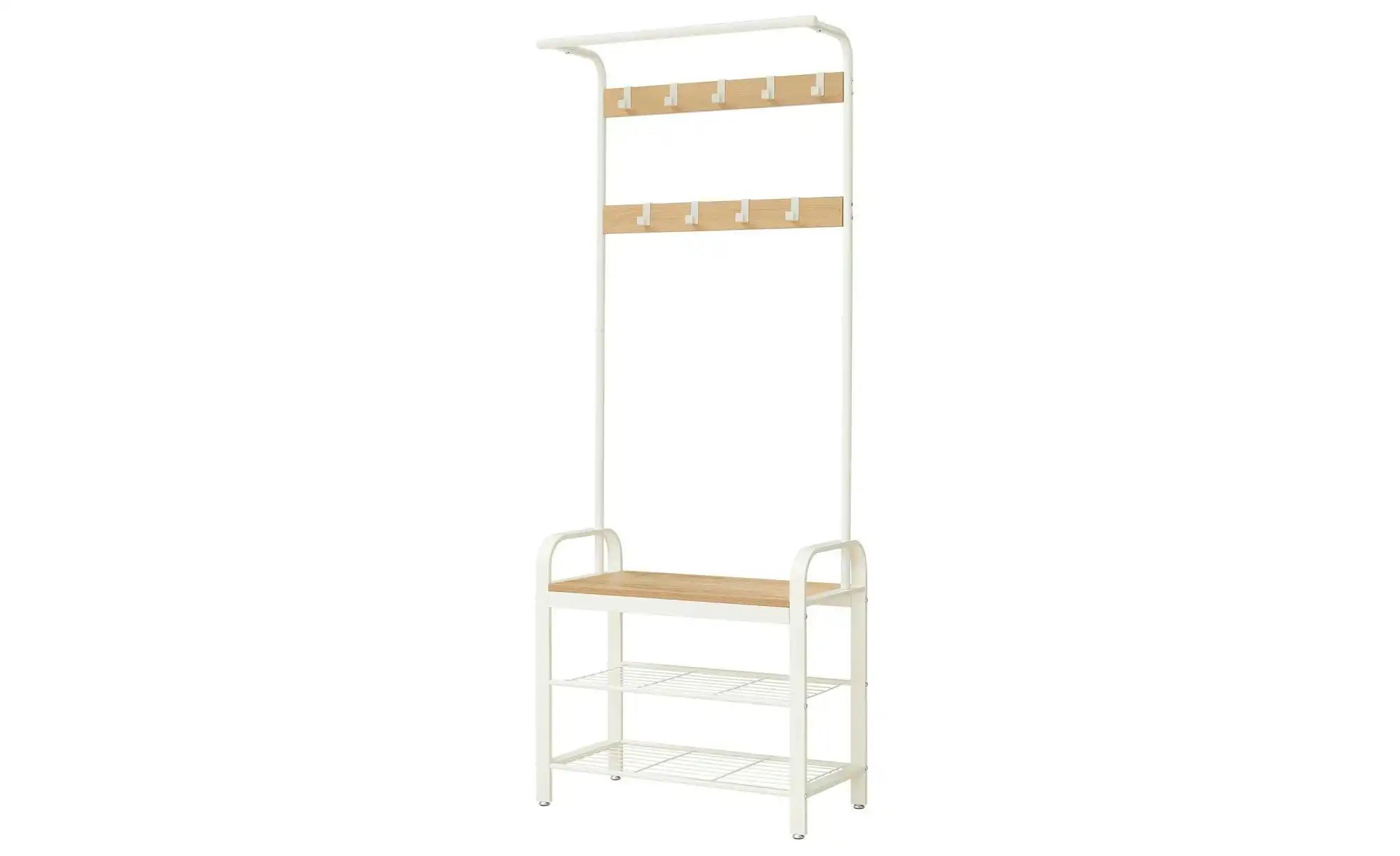 Kompaktgarderobe   ¦ weiß ¦ Maße (cm): B: 72 H: 183 Garderoben & Kleidersta günstig online kaufen
