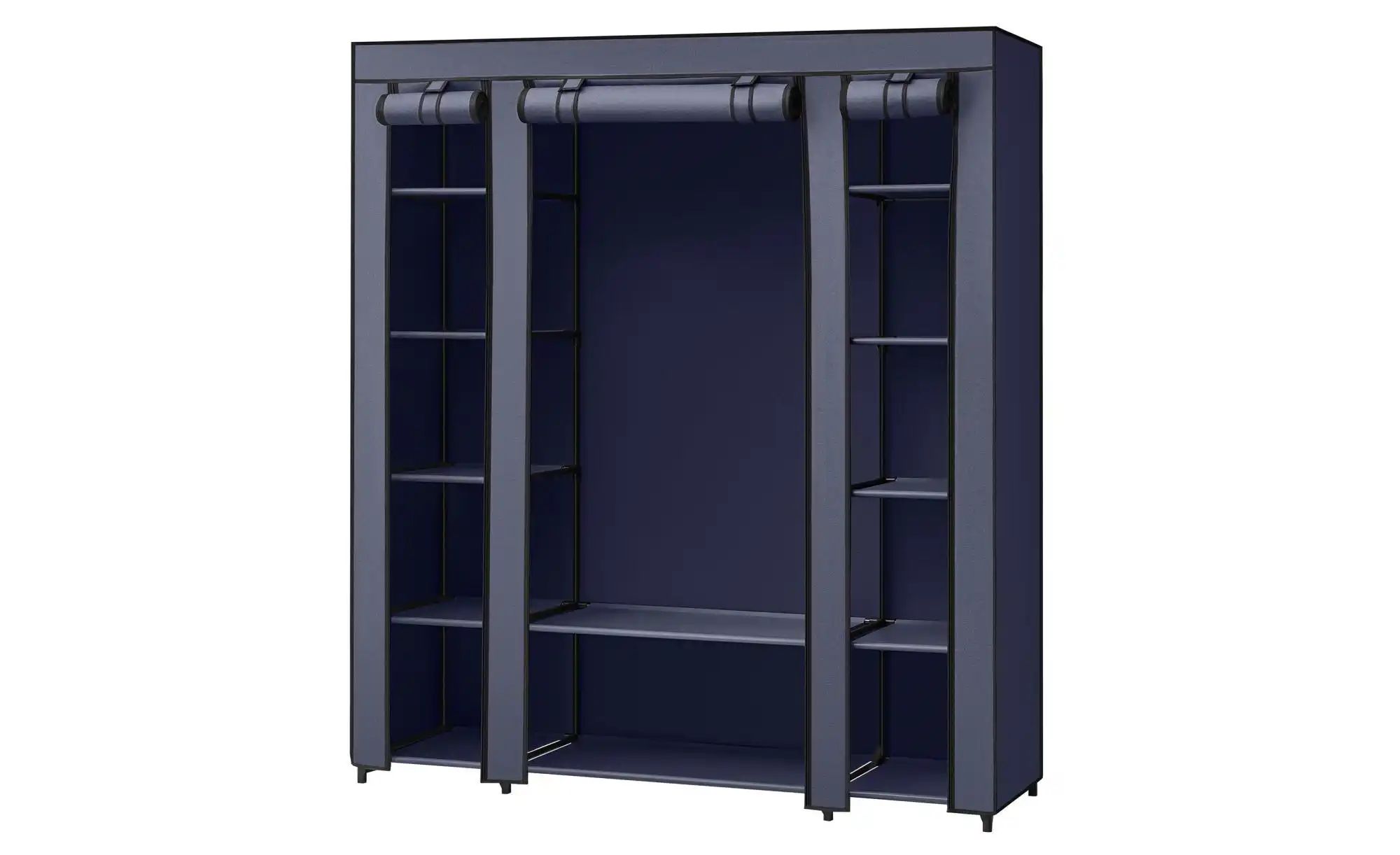 Thumbnail - Stoffschrank  Denni ¦ blau ¦ Maße (cm): B: 150 H: 175 Schränke > Dielenschränke - Höffner