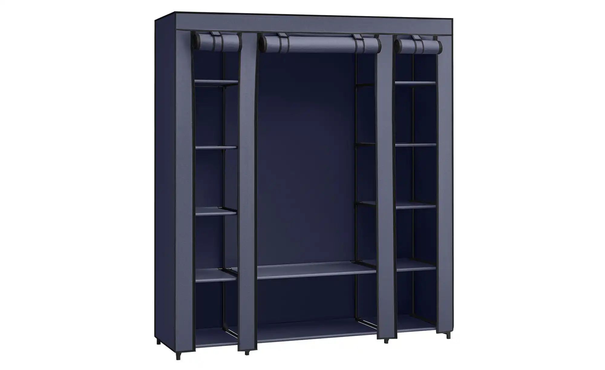 Thumbnail - Stoffschrank  Denni ¦ blau ¦ Maße (cm): B: 150 H: 175 Schränke > Dielenschränke - Höffner