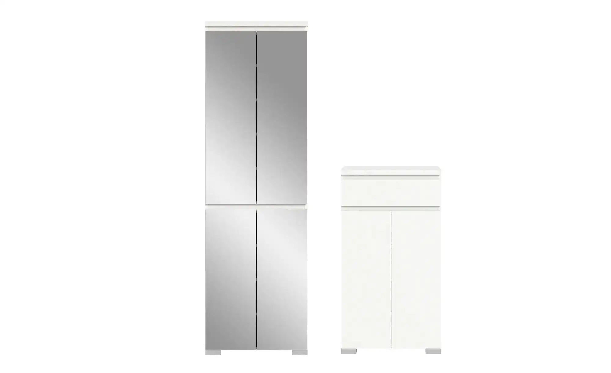 uno Schuhschrank-Set   ¦ weiß ¦ Maße (cm): B: 135 H: 194 Garderoben & Kleid günstig online kaufen