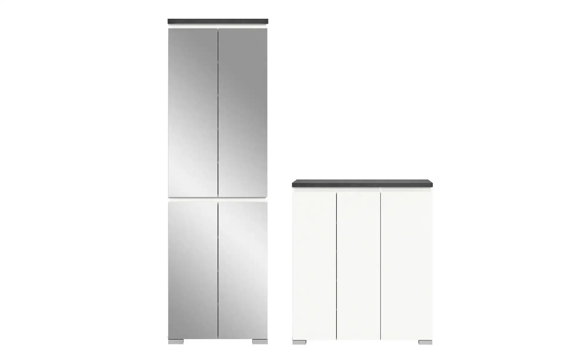 Thumbnail - uno Schuhschrank-Set ¦ weiß ¦ Maße (cm): B: 170 H: 194 Garderoben & Kleiderstangen > Garderobensysteme - Höffner