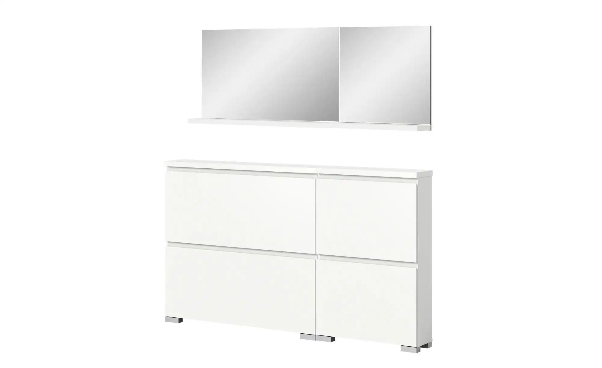 uno Schuhschrank-Set ¦ weiß ¦ Maße (cm): B: 155 H: 194 Garderoben & Kleid günstig online kaufen