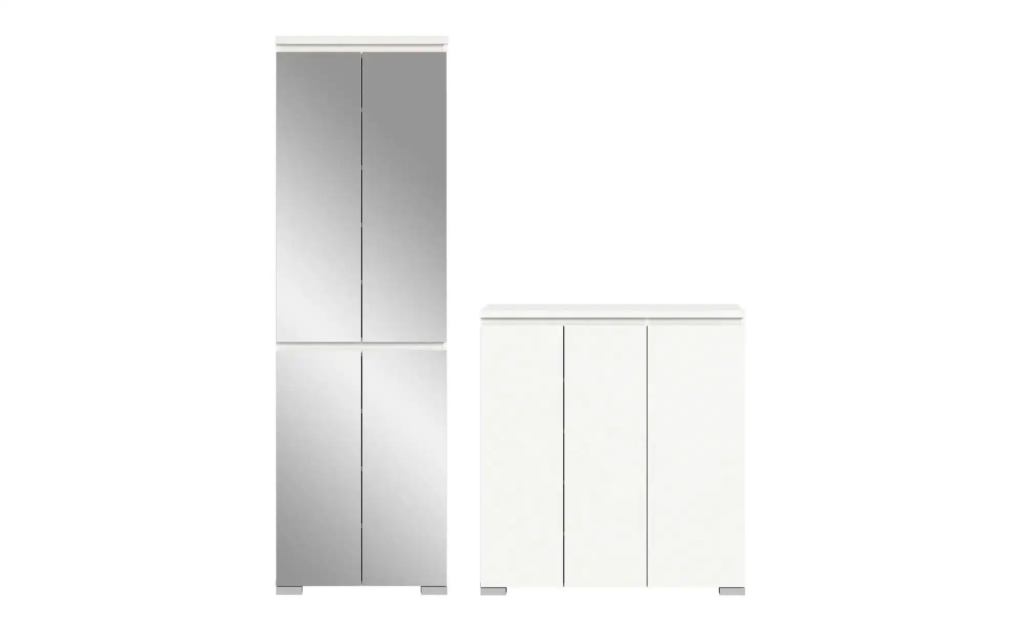 Thumbnail - uno Schuhschrank-Set   ¦ weiß ¦ Maße (cm): B: 170 H: 194 Garderoben & Kleiderstangen > Garderobensysteme - Höffner