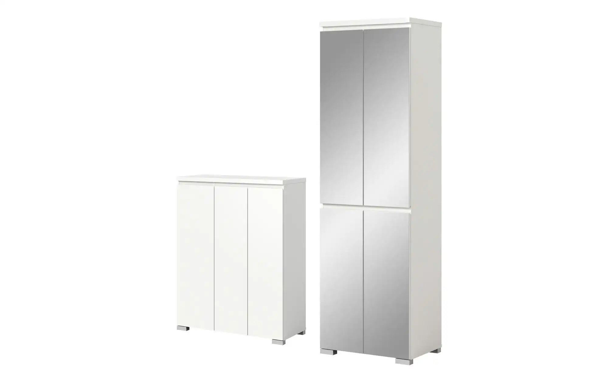 uno Schuhschrank-Set   ¦ weiß ¦ Maße (cm): B: 170 H: 194 Garderoben & Kleid günstig online kaufen