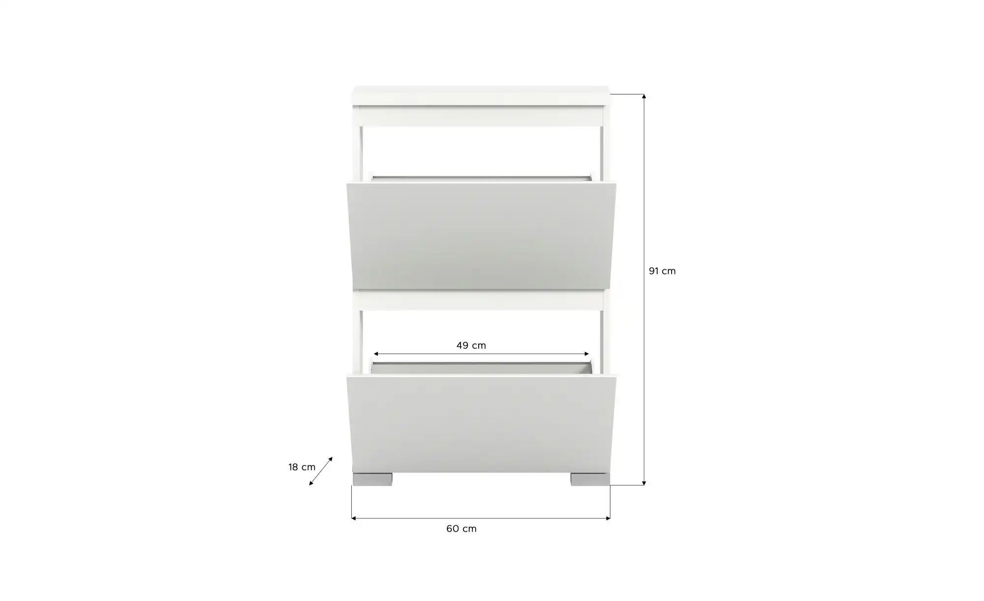 uno Schuhschrank-Set   ¦ weiß ¦ Maße (cm): B: 155 H: 194 Garderoben & Kleid günstig online kaufen