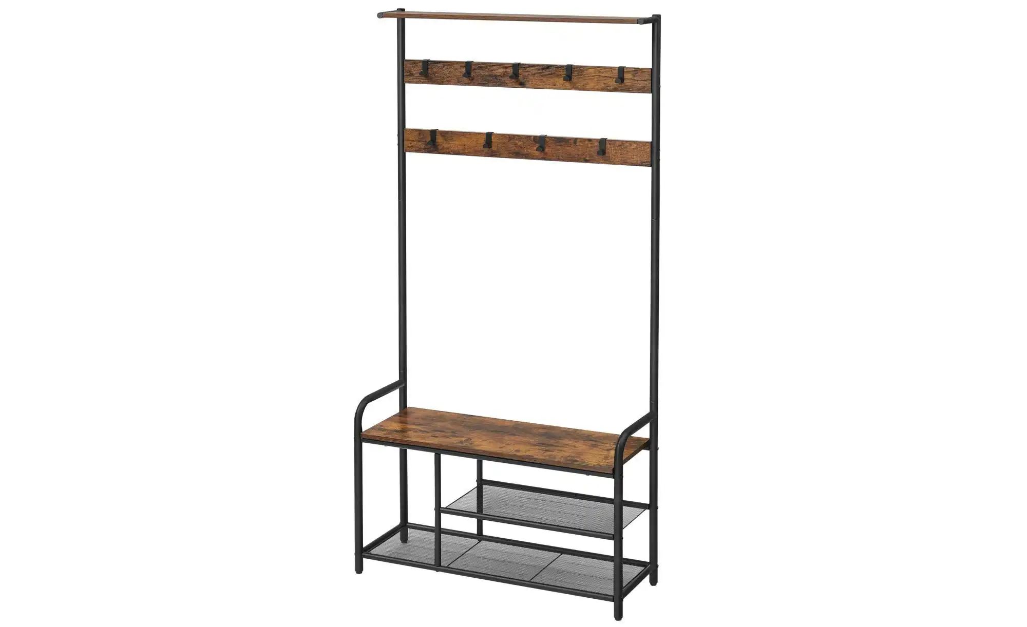 Kompaktgarderobe   ¦ braun ¦ Maße (cm): B: 85 H: 180,5 Garderoben & Kleider günstig online kaufen