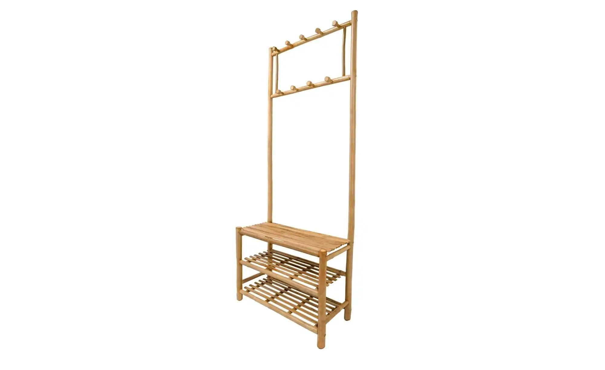 Kompaktgarderobe   ¦ holzfarben ¦ Maße (cm): B: 70 H: 175 Garderoben & Klei günstig online kaufen