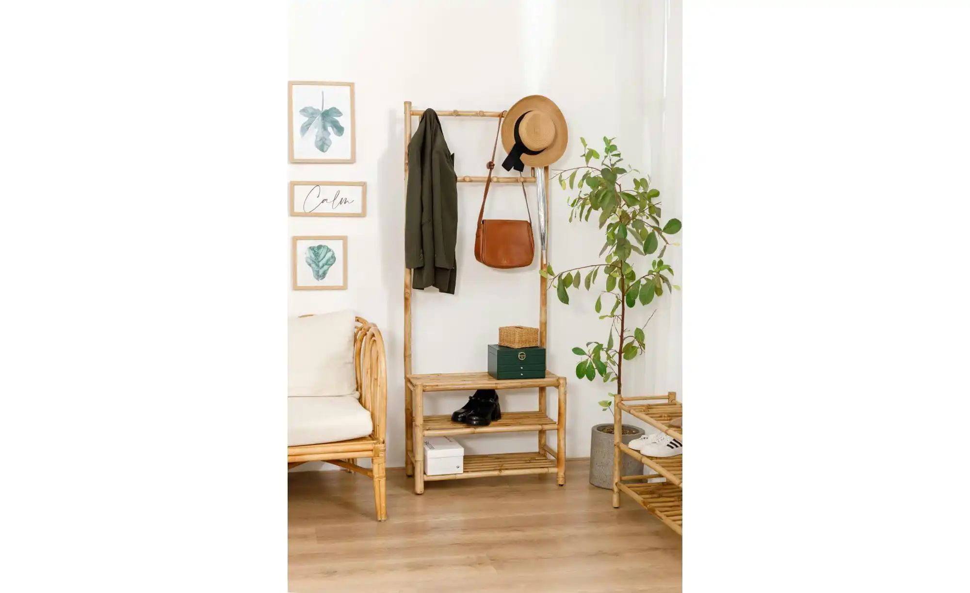 Thumbnail - Kompaktgarderobe   ¦ holzfarben ¦ Maße (cm): B: 70 H: 175 Garderoben & Kleiderstangen > Garderoben - Höffner