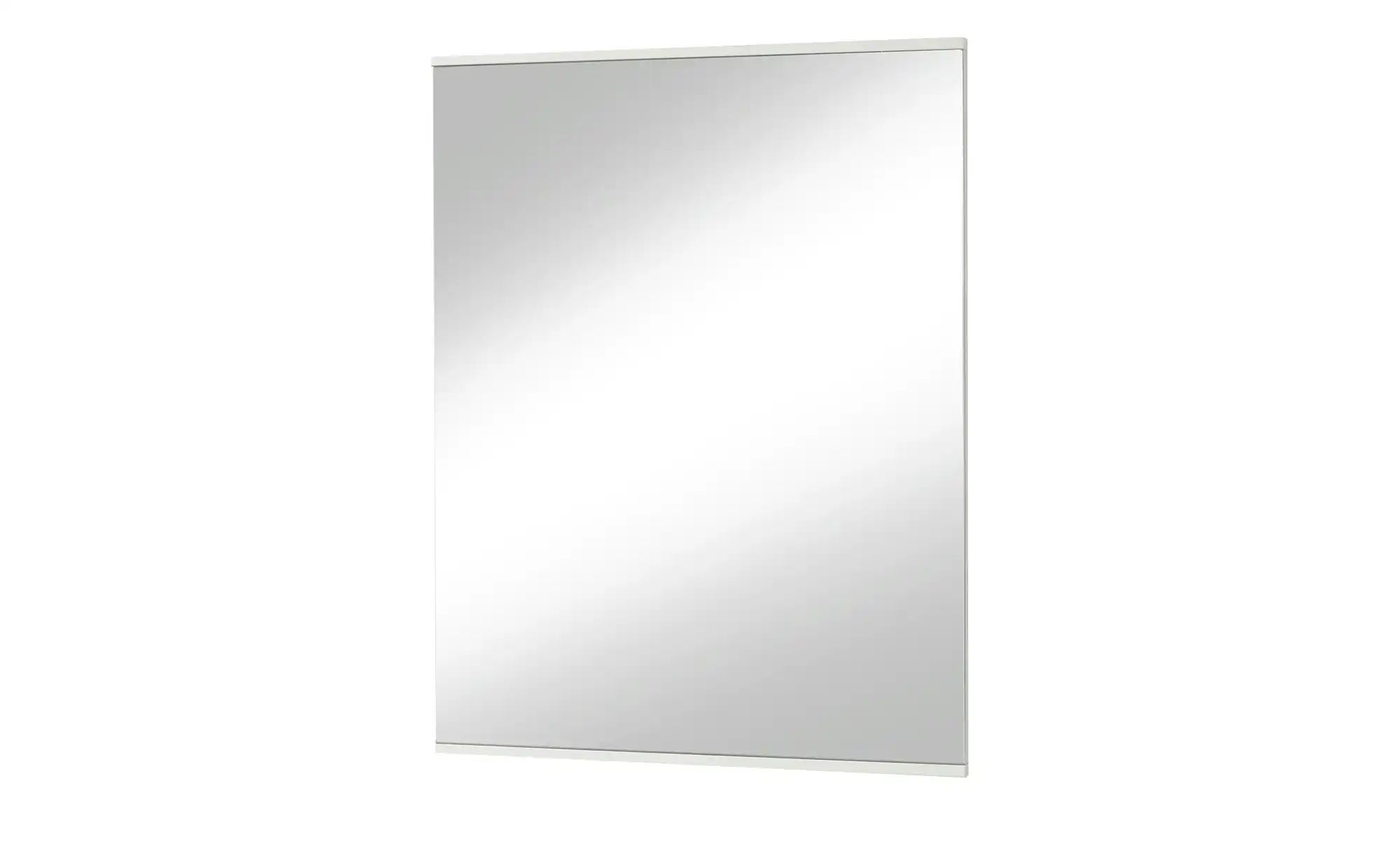 Spiegel  Skala ¦ weiß ¦ Glas,Aluminium,Holzwerkstoff ¦ Maße (cm): B: 58 H: günstig online kaufen