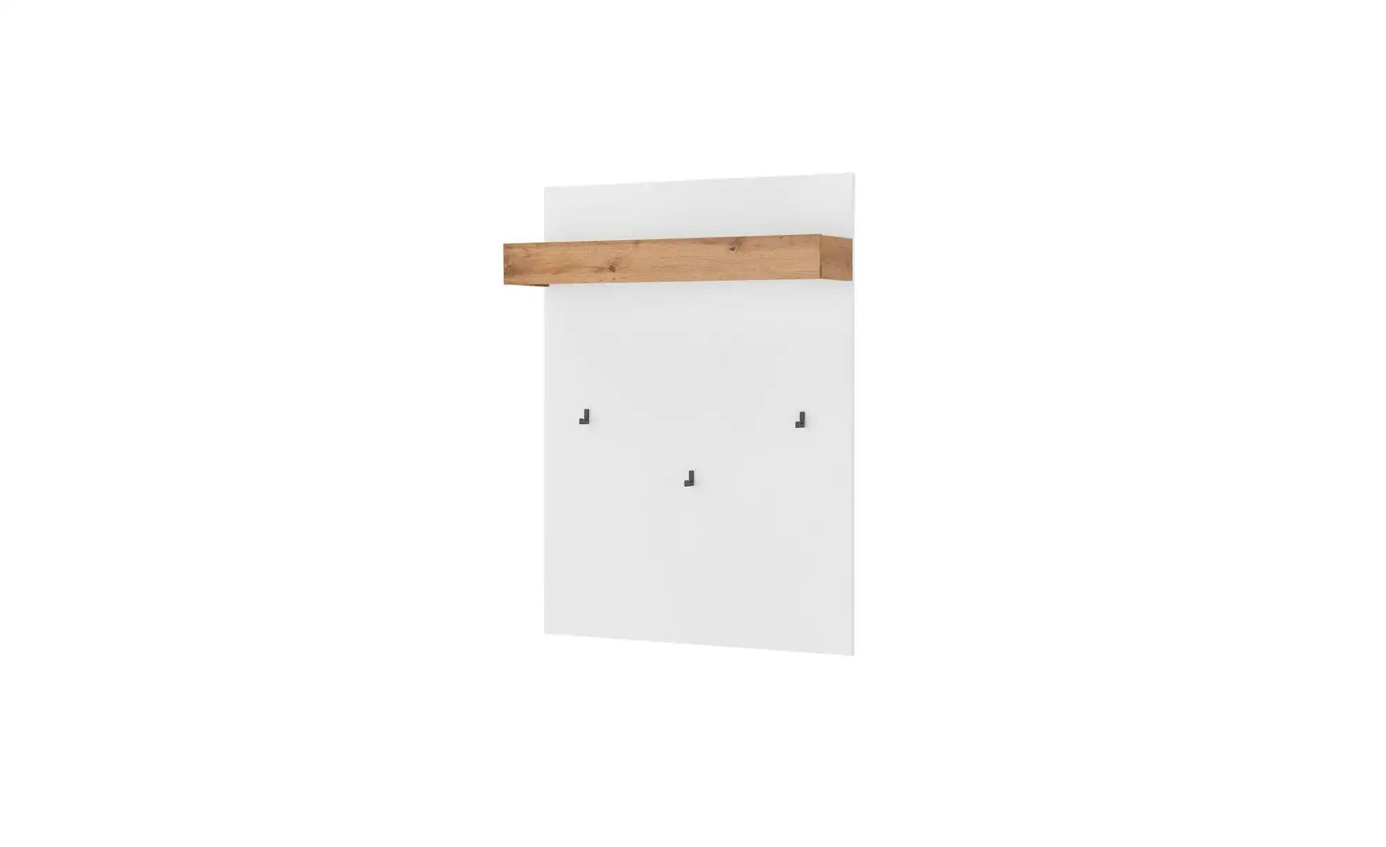Garderobenpaneel   ¦ weiß ¦ Holzwerkstoff ¦ Maße (cm): B: 100 H: 135 Garder günstig online kaufen