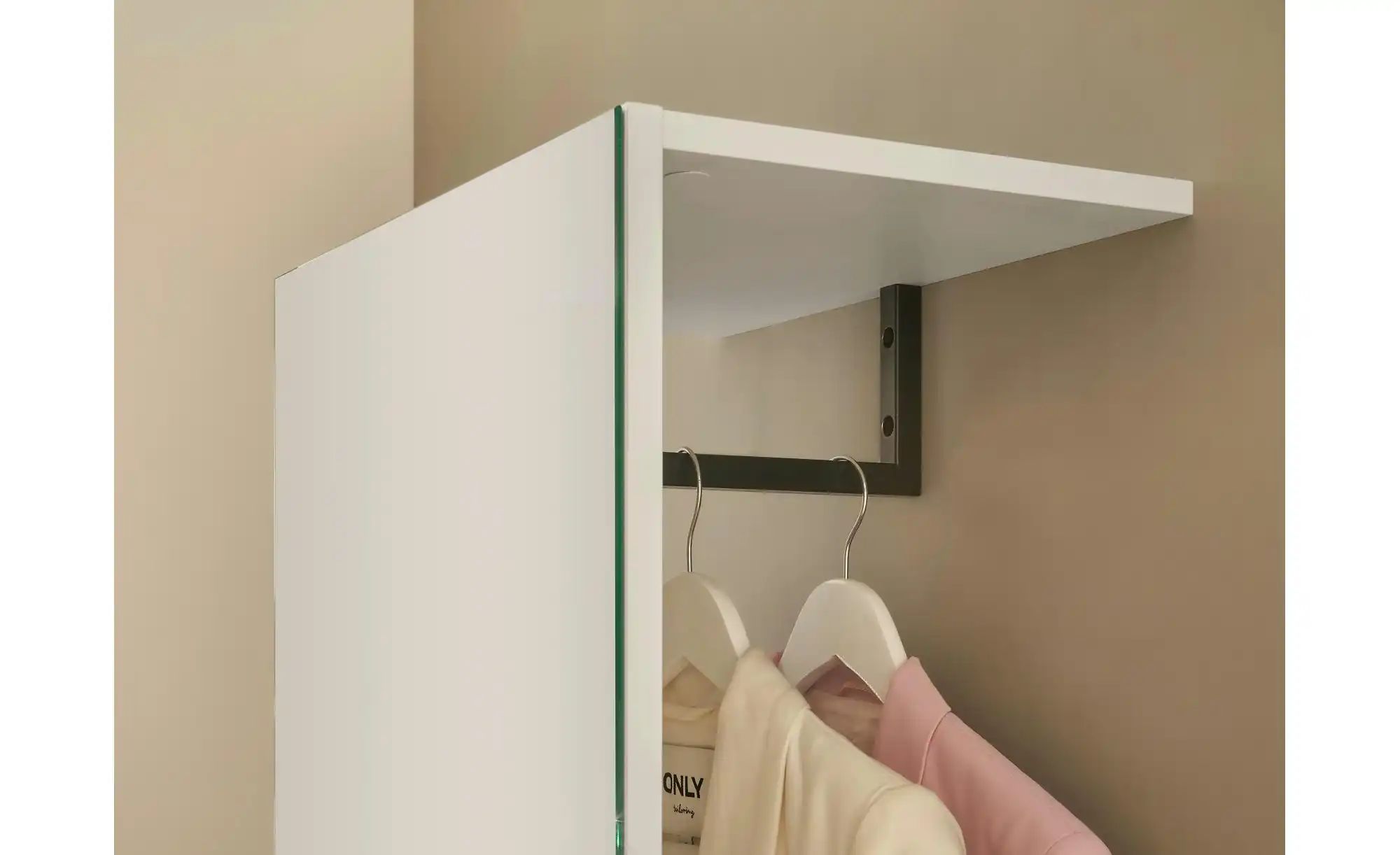 Garderobenschrank   ¦ weiß ¦ Maße (cm): B: 50 H: 200 Garderoben & Kleiderst günstig online kaufen