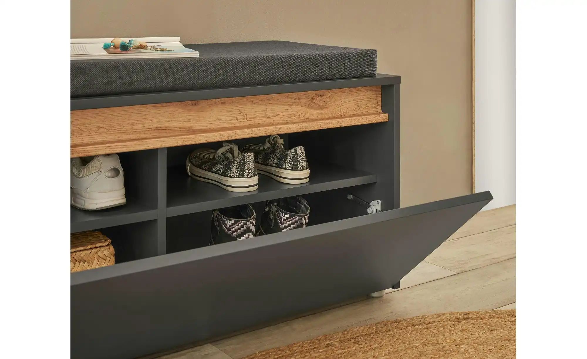 Thumbnail - Garderobenkombination   ¦ grau ¦ Maße (cm): B: 260 H: 200 Garderoben & Kleiderstangen > Garderobensysteme - Höffner