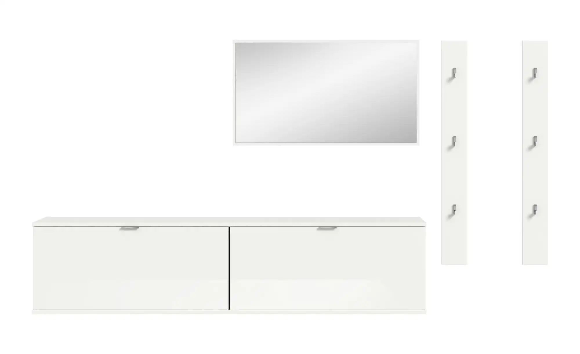Garderobenkombination   ¦ weiß ¦ Maße (cm): B: 237 H: 191 Garderoben & Klei günstig online kaufen