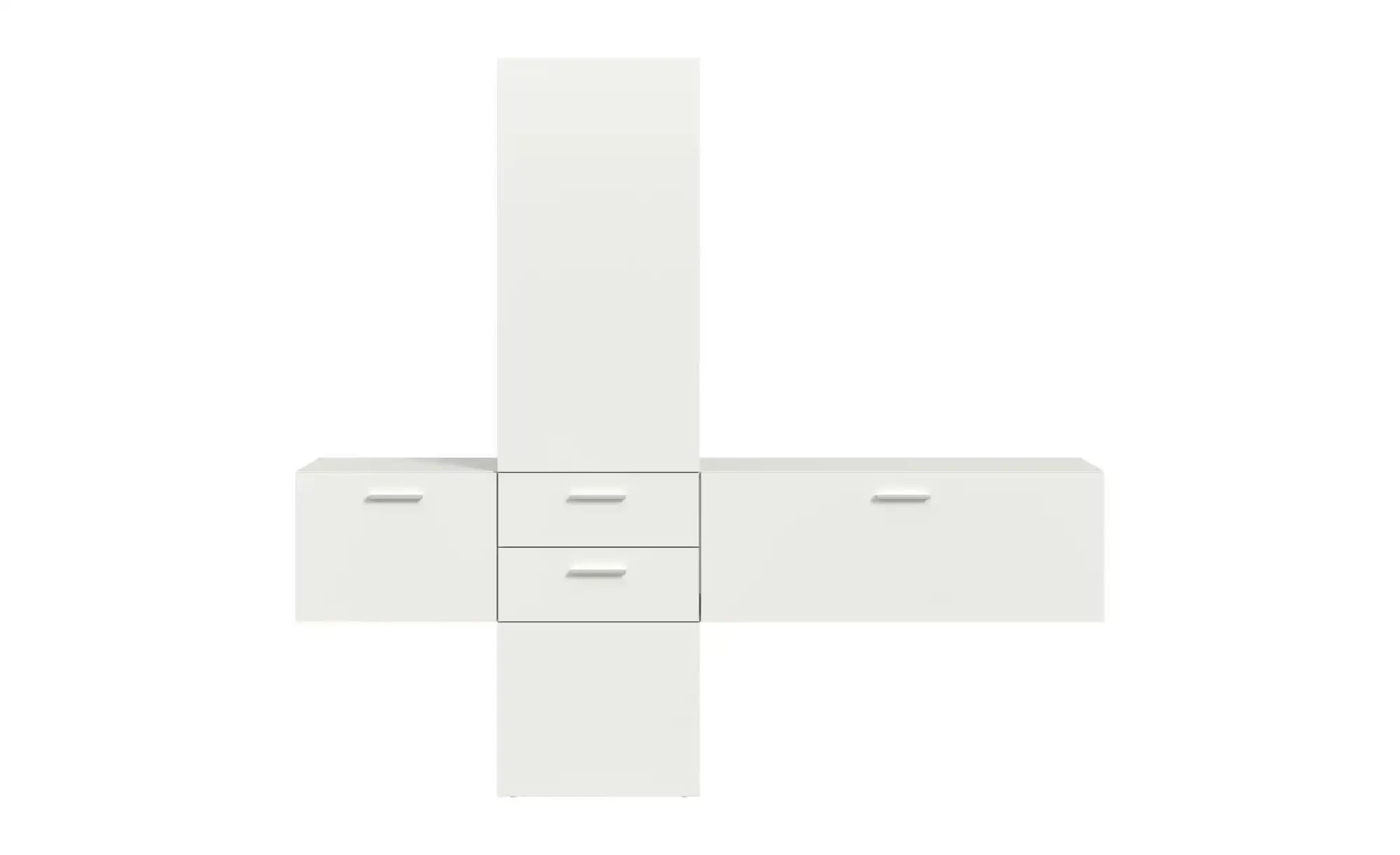 Garderobenkombination   ¦ weiß ¦ Maße (cm): B: 208 H: 190 Garderoben & Klei günstig online kaufen